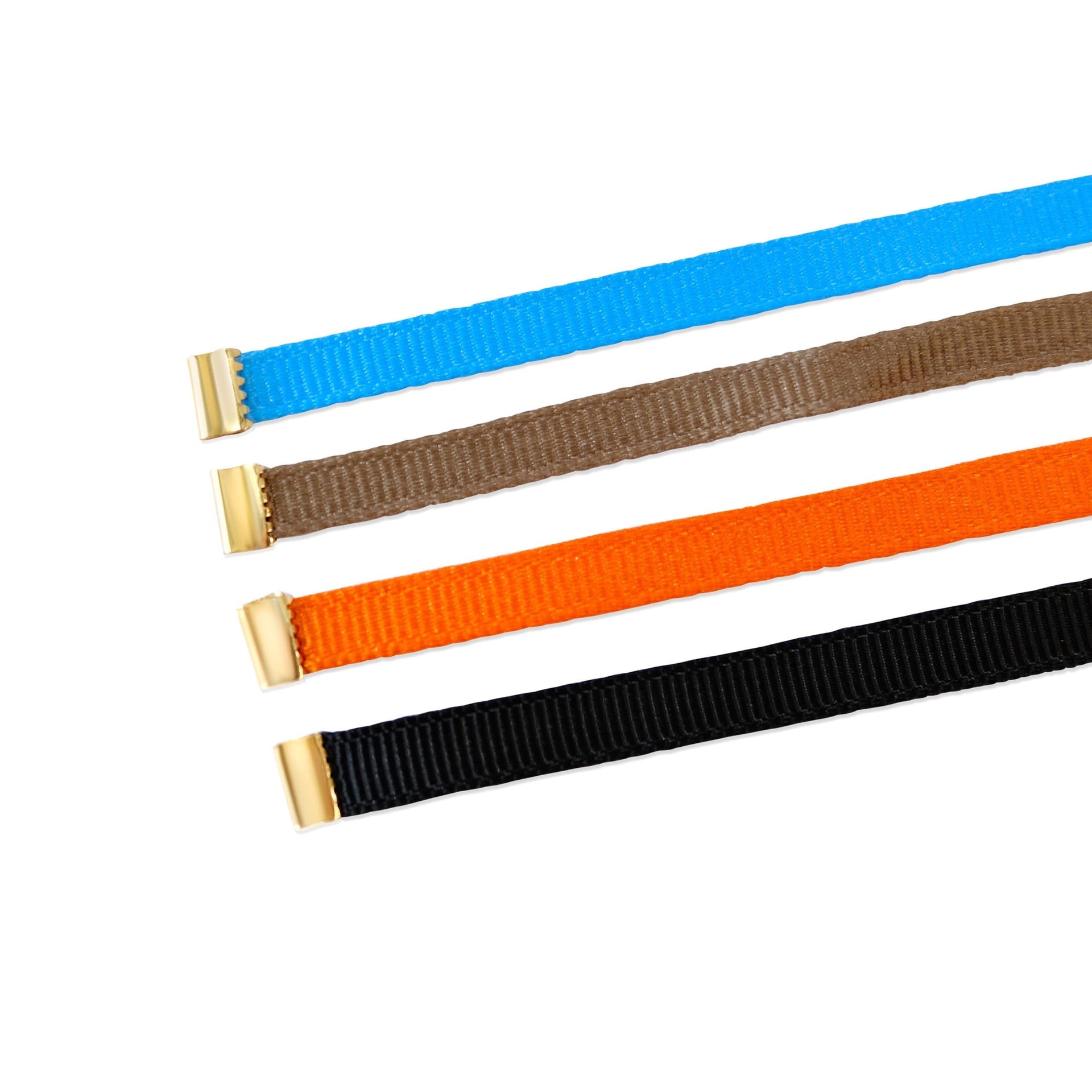 Gold Evil Eye Brown Cotton Bracelet