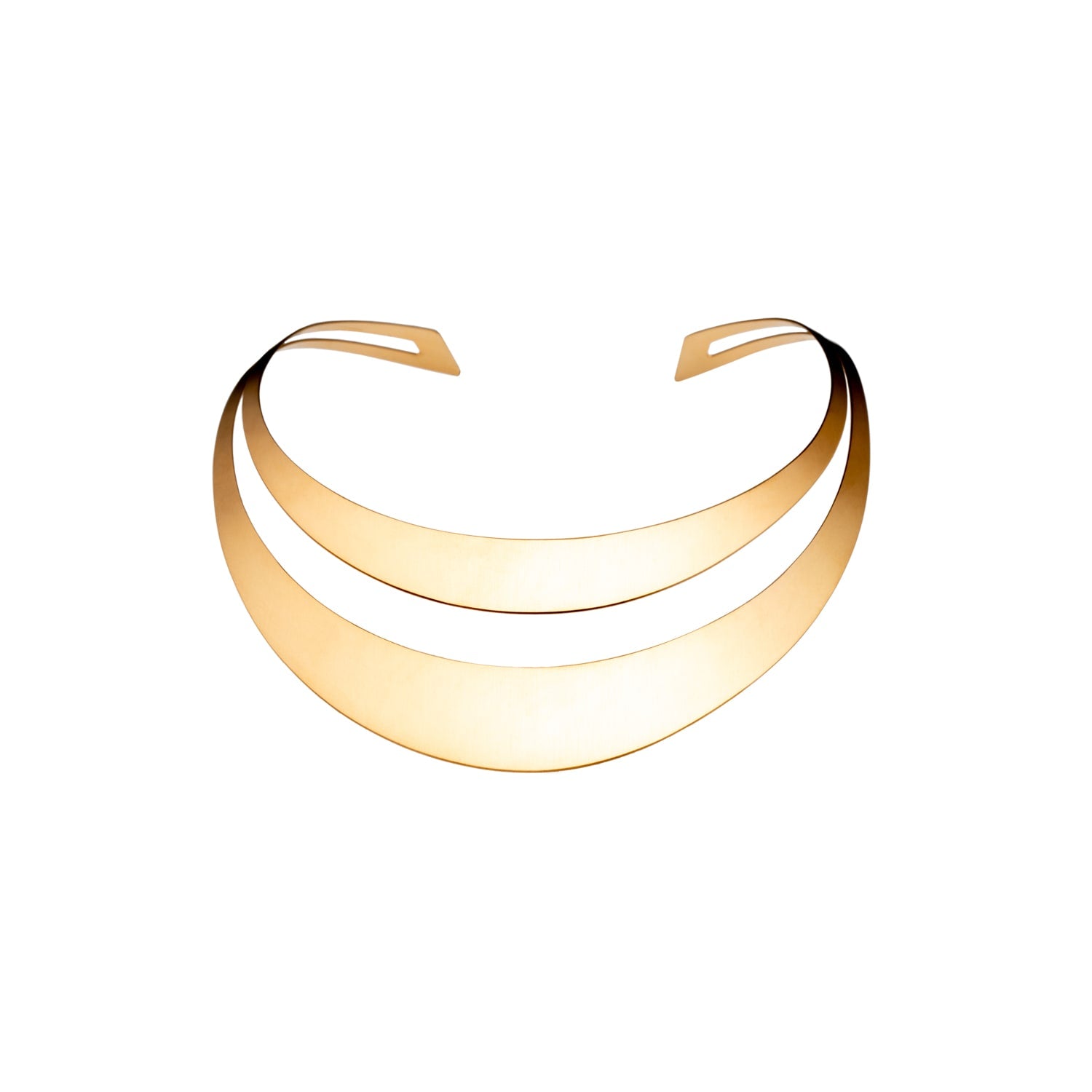 Inception Necklace – Matte – Gold-Plated