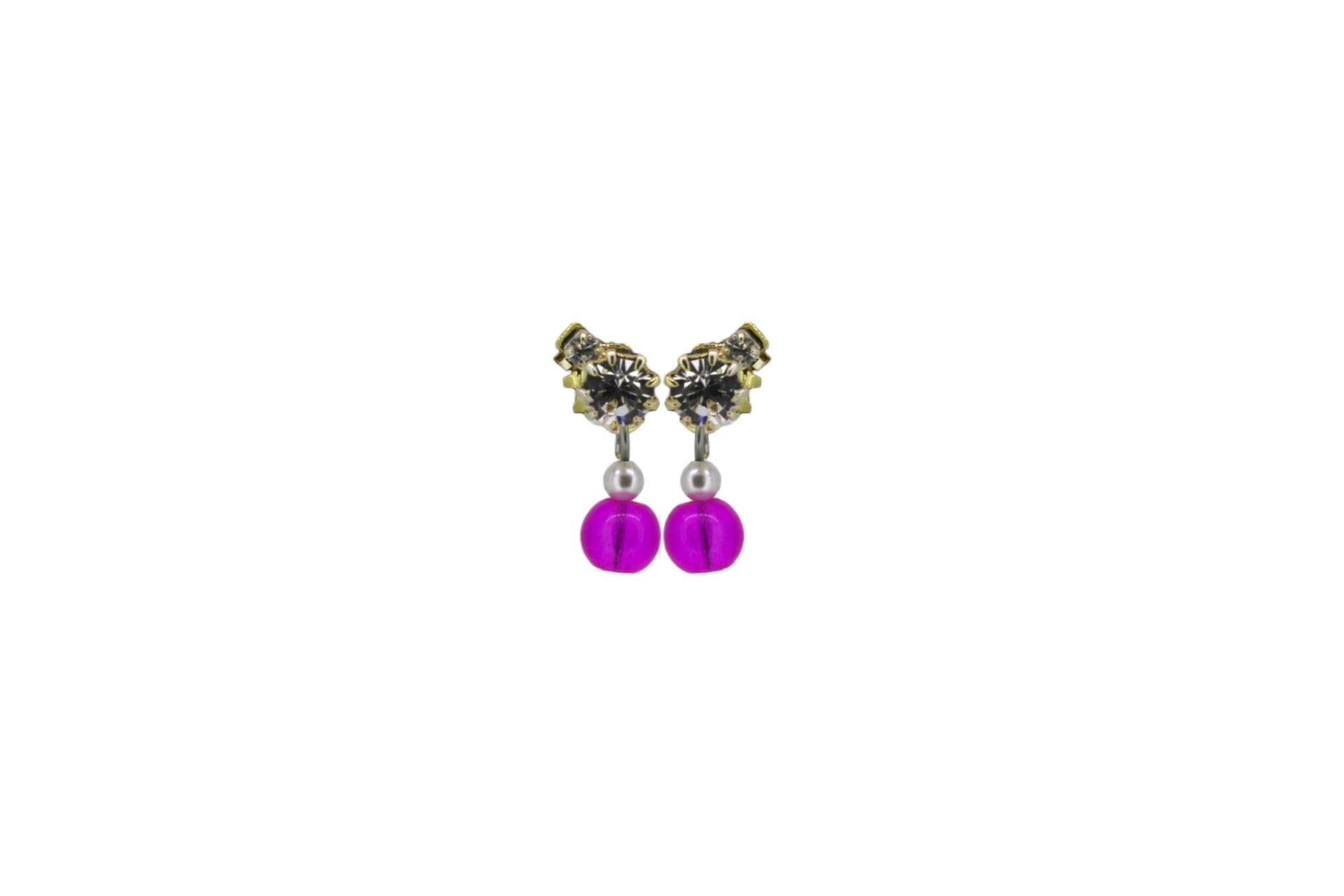 Indore Droplets Earrings In Pink