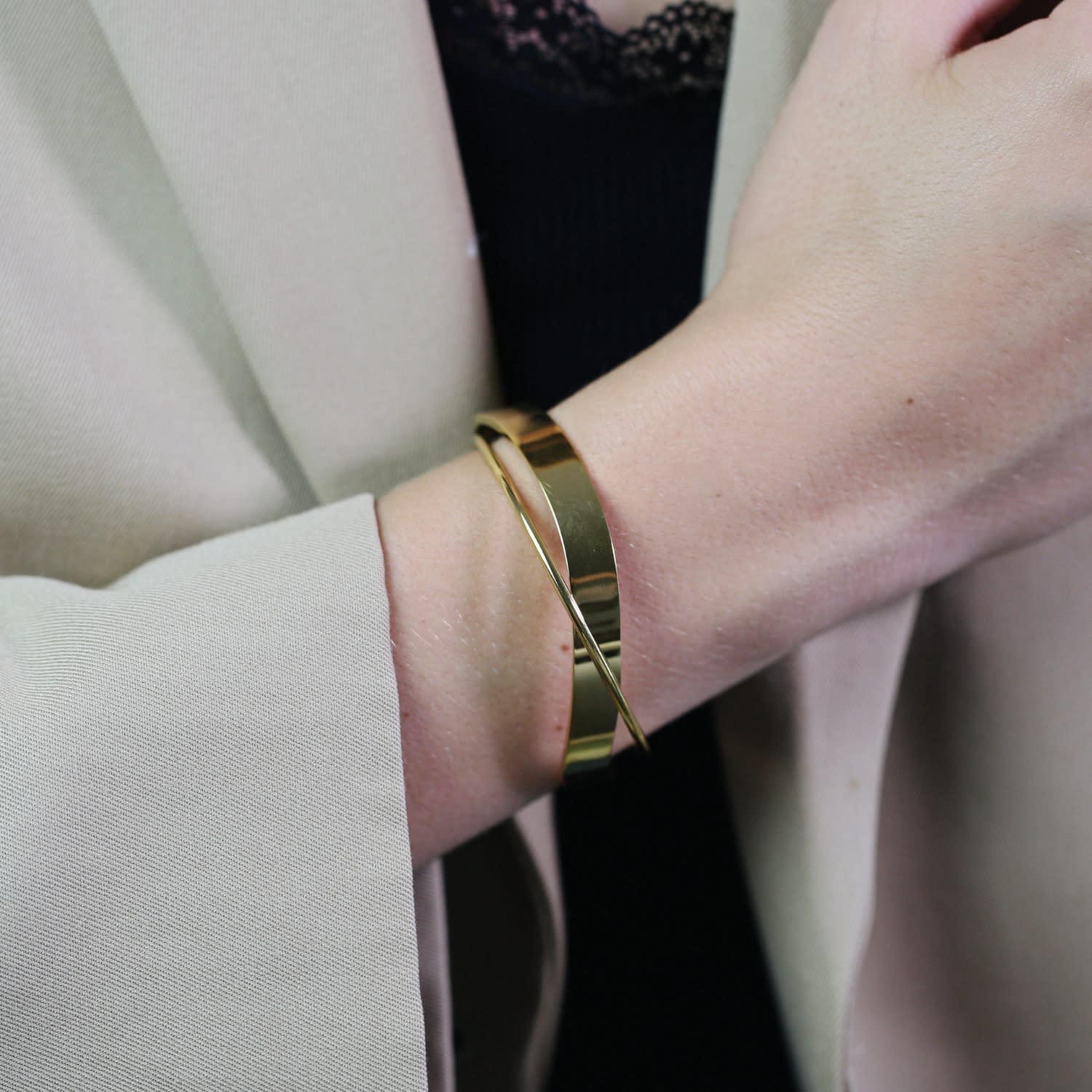 Infinity Wrap Cuff Bangle Bracelet