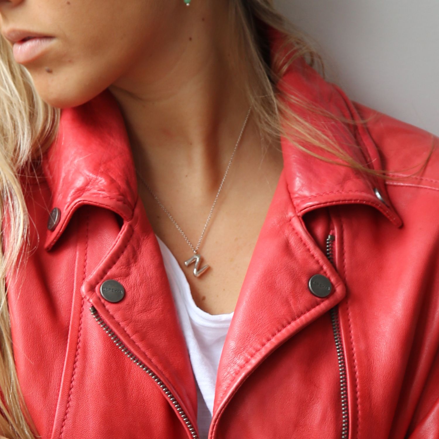 Initial Necklace Gold Plated A-Z