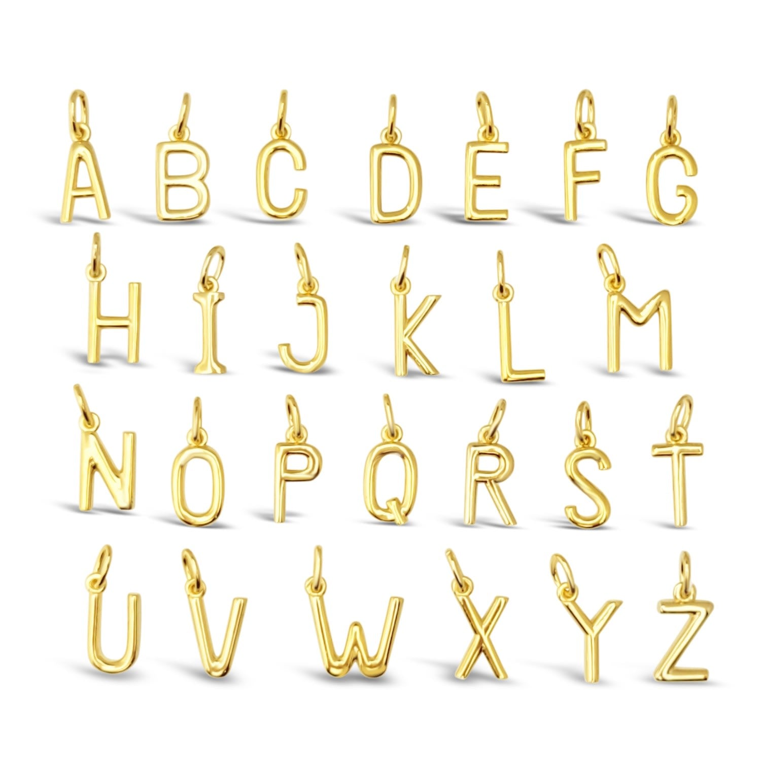 Initial Necklace-Gold