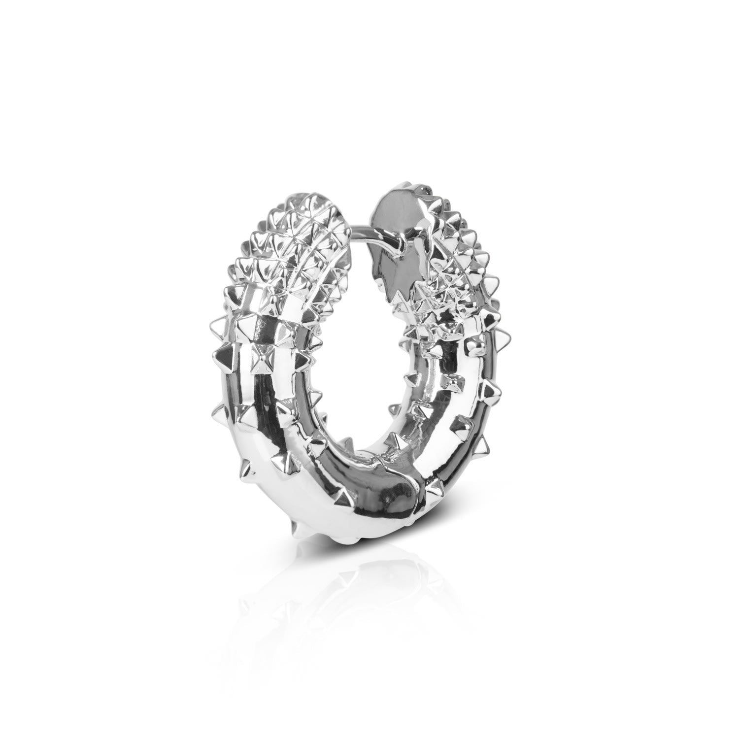 Chunky Hoops 5Mm - Silver