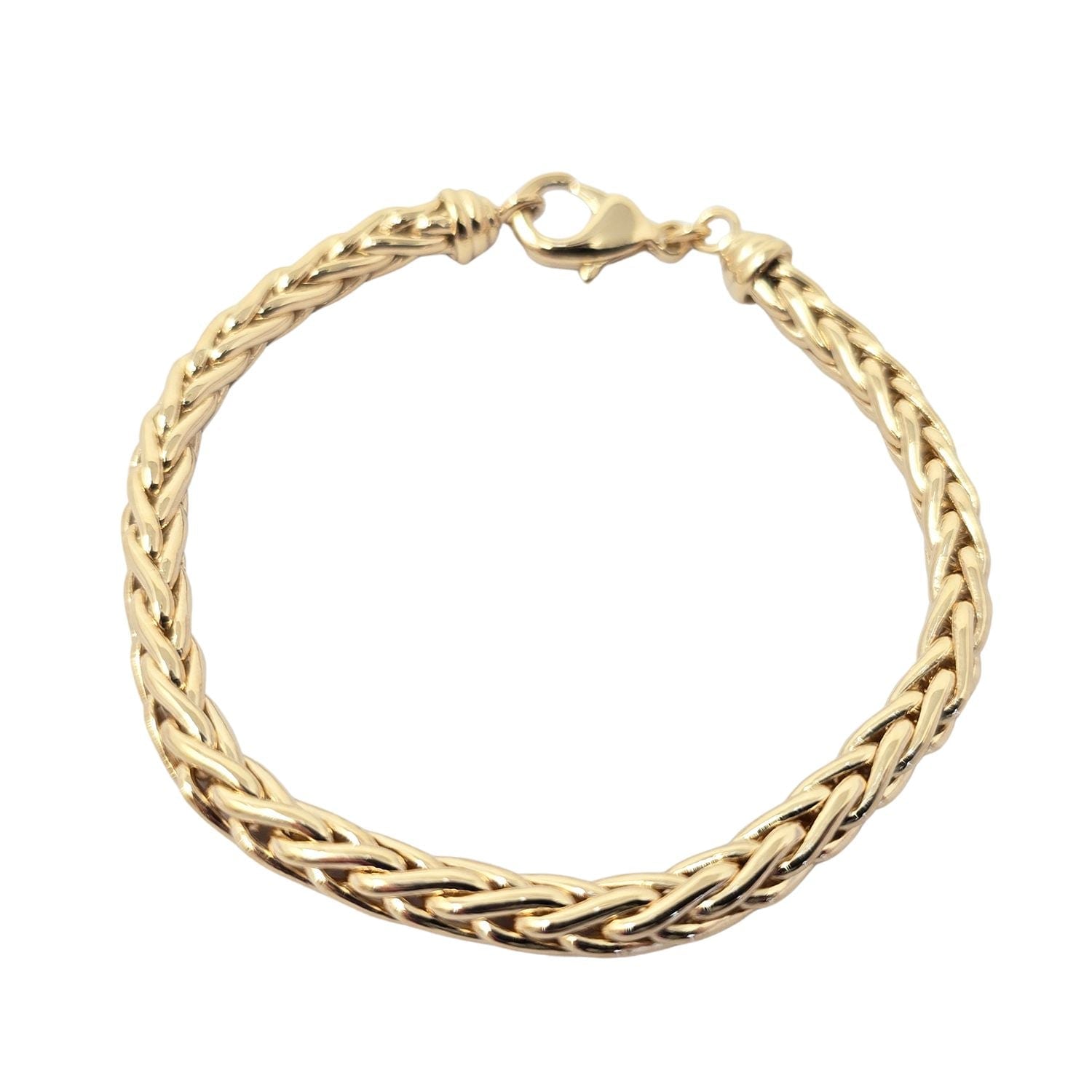Interwoven Majesty Gold Plated Bold Statement Bracelet Luxe