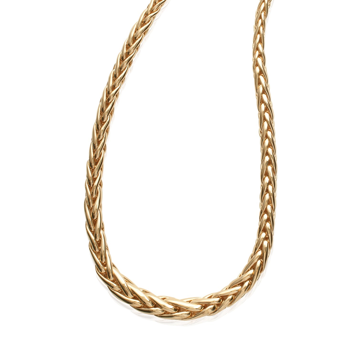 Interwoven Majesty Gold Plated Bold Statement Necklace Luxe