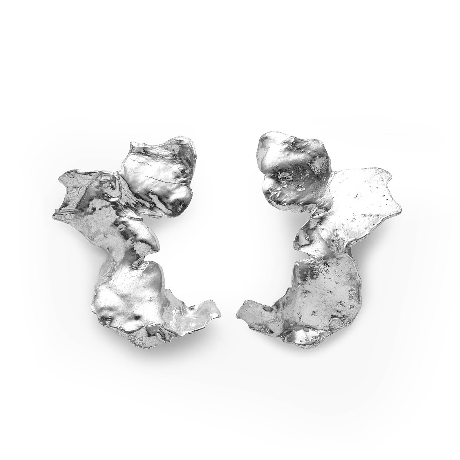 Talisman Flow Earrings Silver