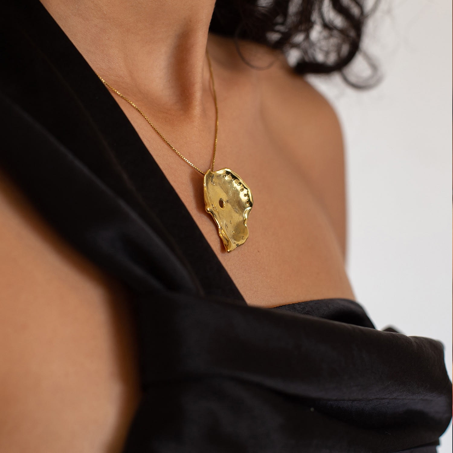 Talisman Moon Necklace Silver