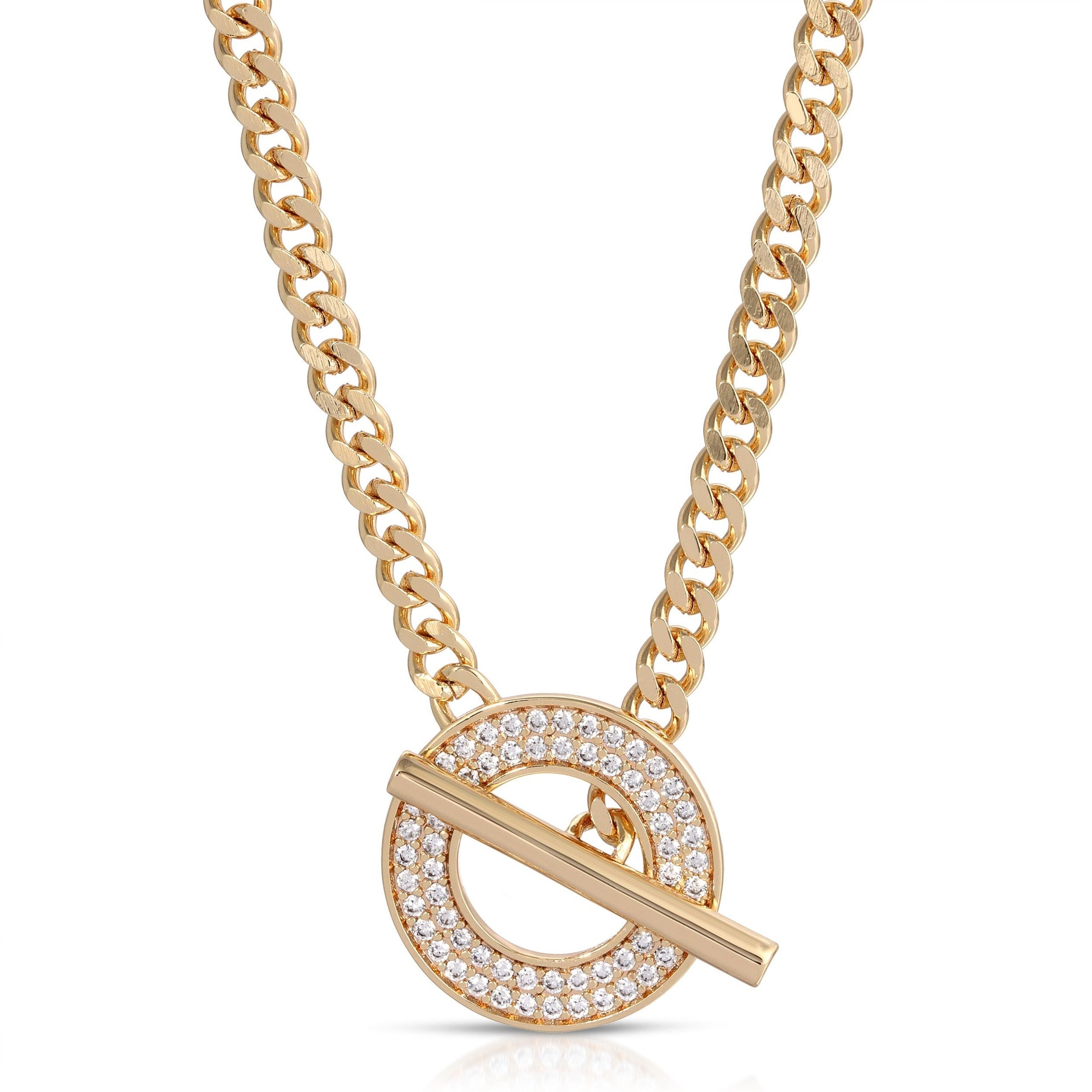Iris Chain Necklace White