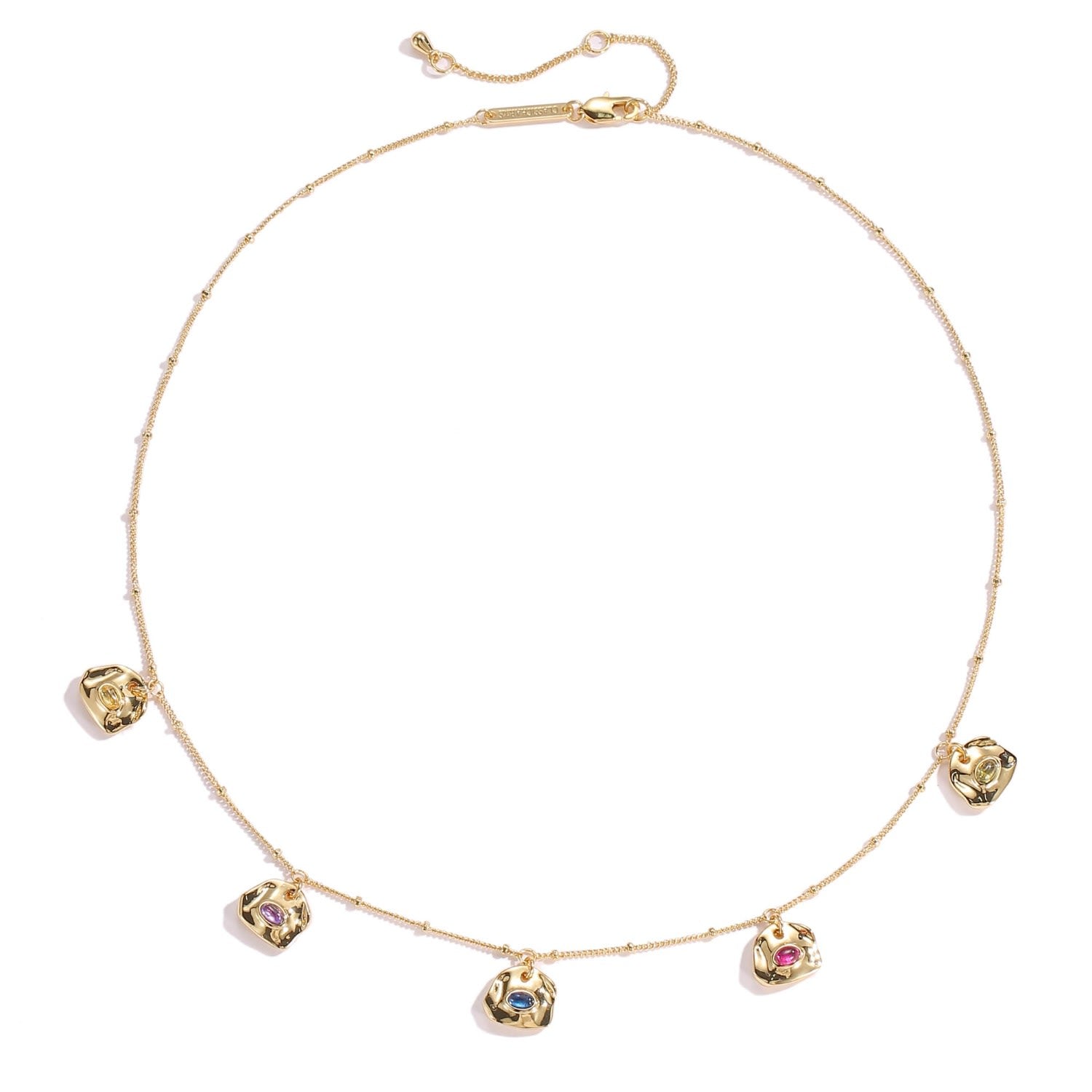 Iris Gold Radiant Reverie Gemstone Necklace