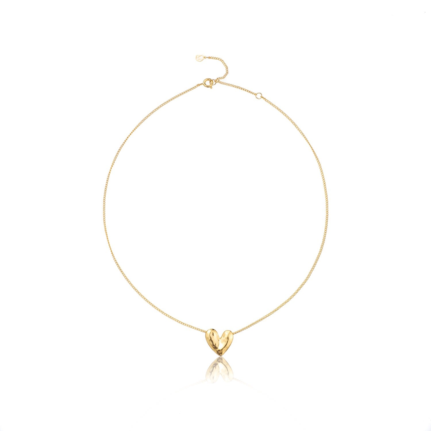 Iris Love Heart Necklace