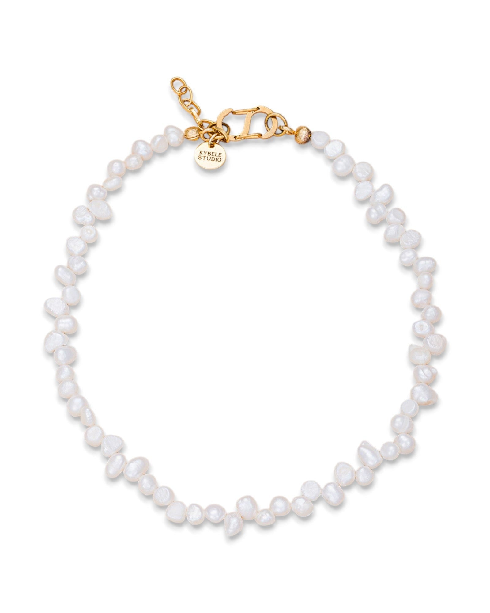 Irregular Elegance Necklace With Freshwater Pearls