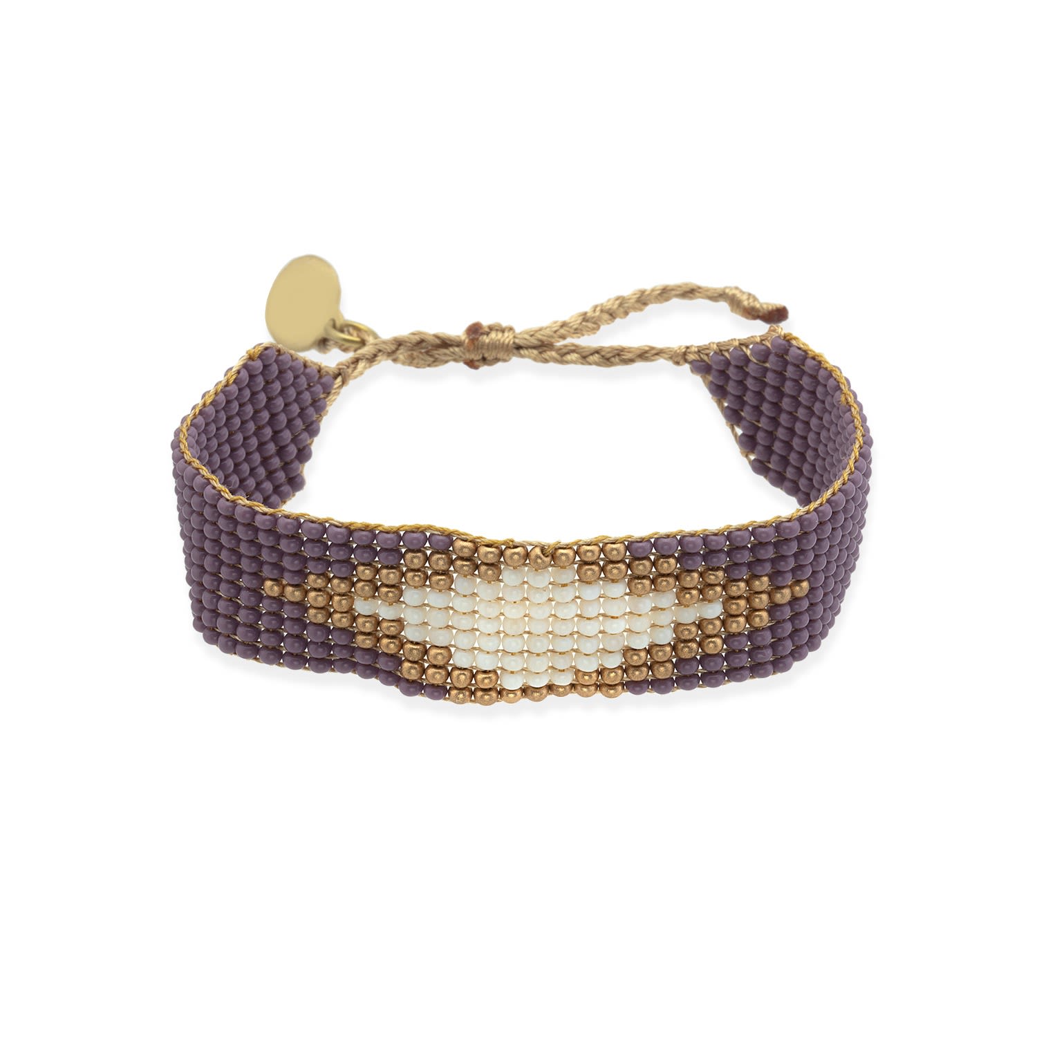 Isabella Beaded Bracelet - Pink & Purple