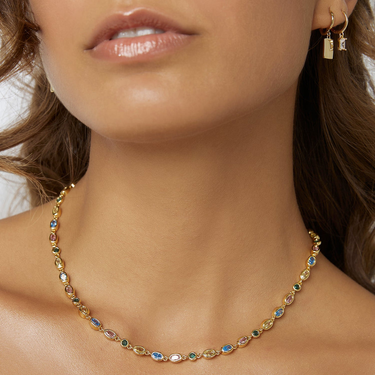 Isadora Gold Necklace Multi