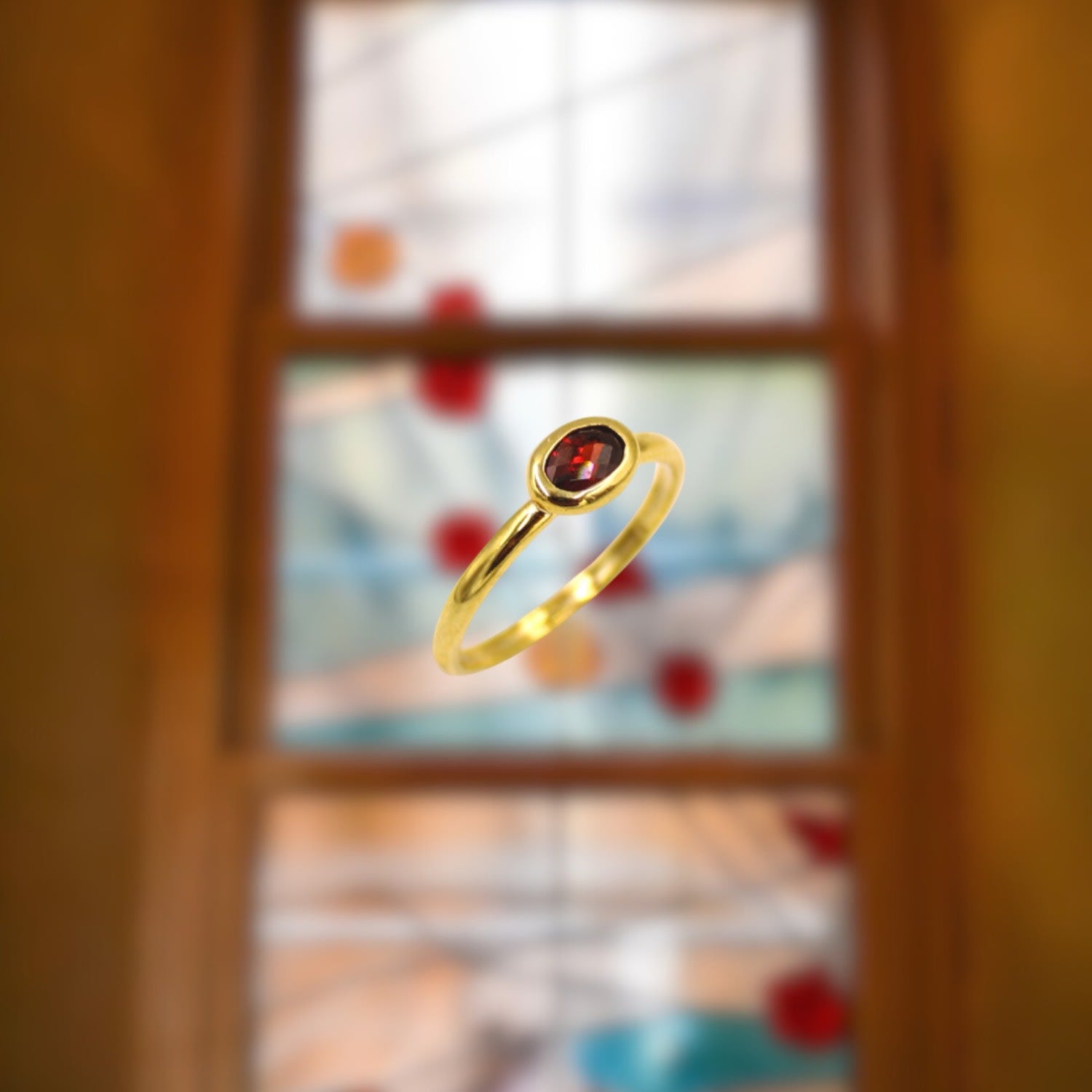 Istanbul Garnet Ring