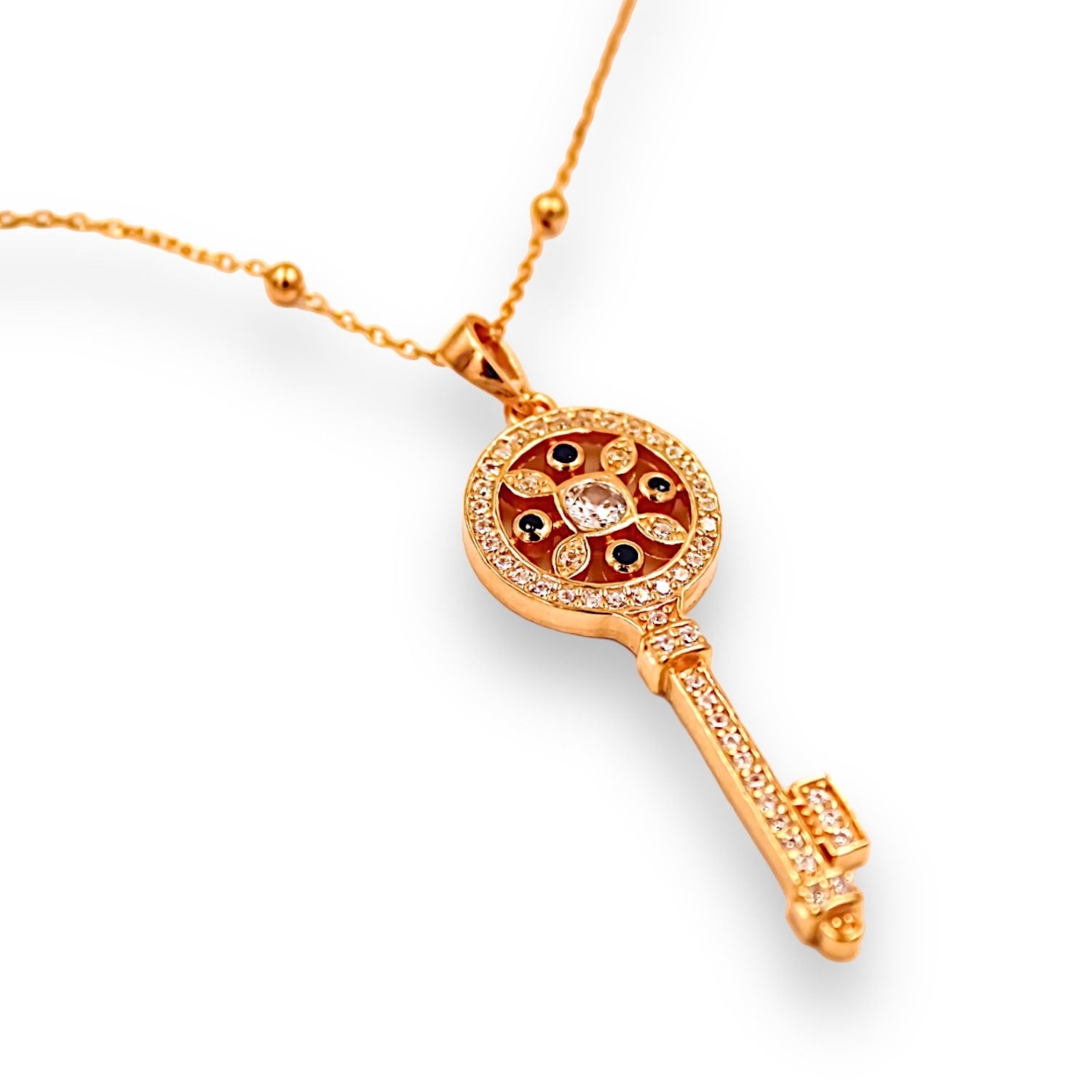 Istanbulite Key Swarovski Necklace
