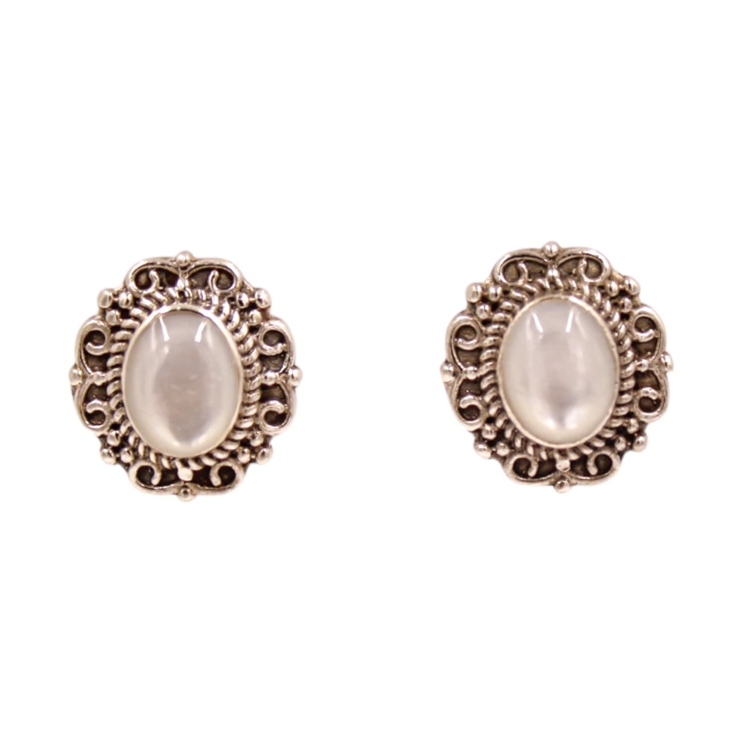 Istanbulite Moon Stone Earrings