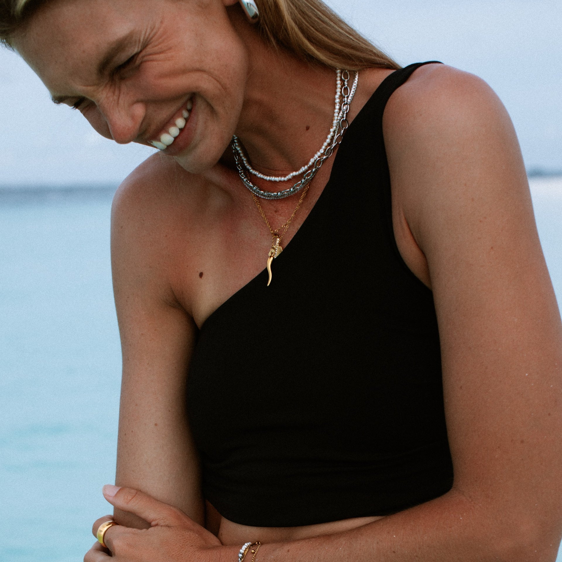 Italian Horn Necklace