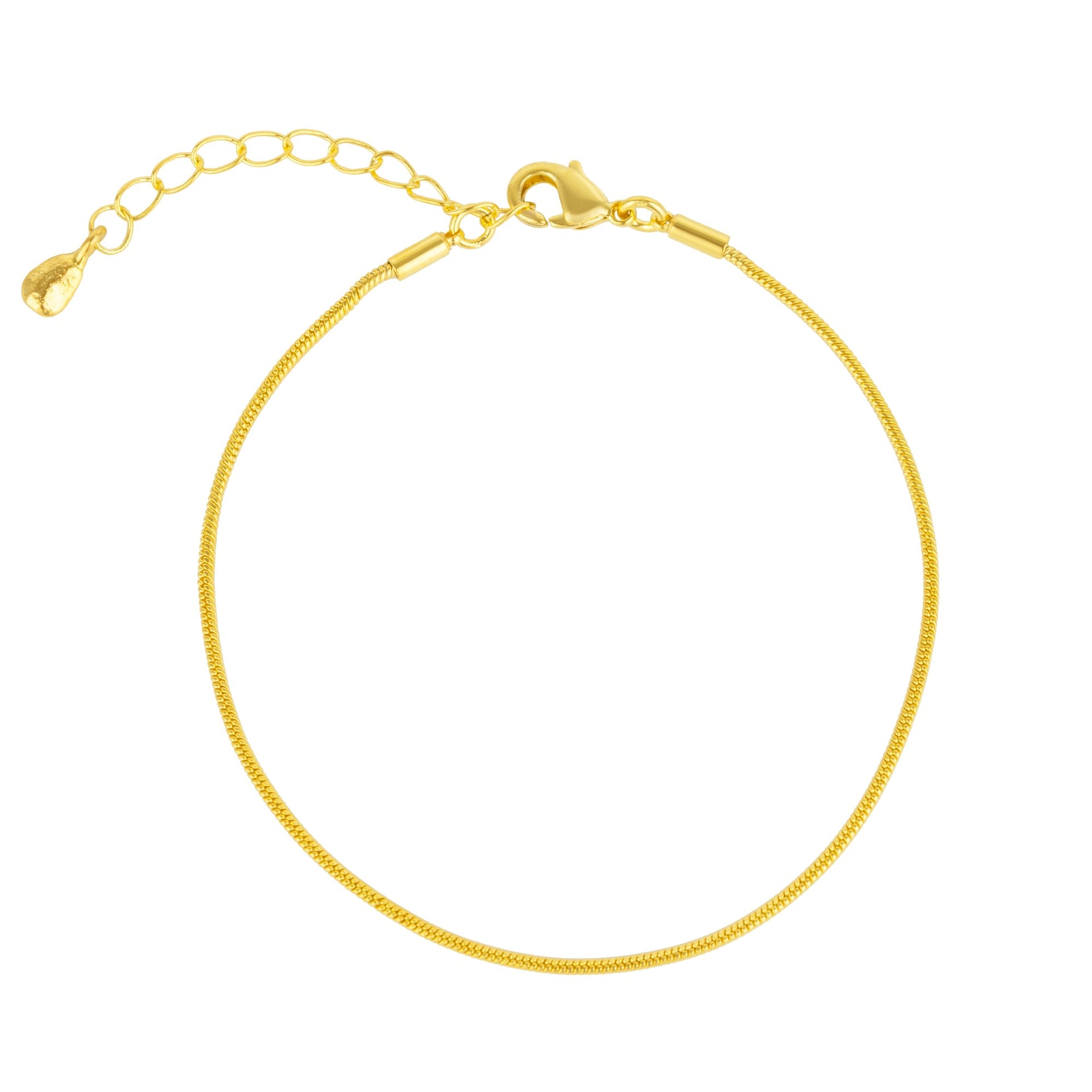 Italian Style Snake Gold Chain Bracelet