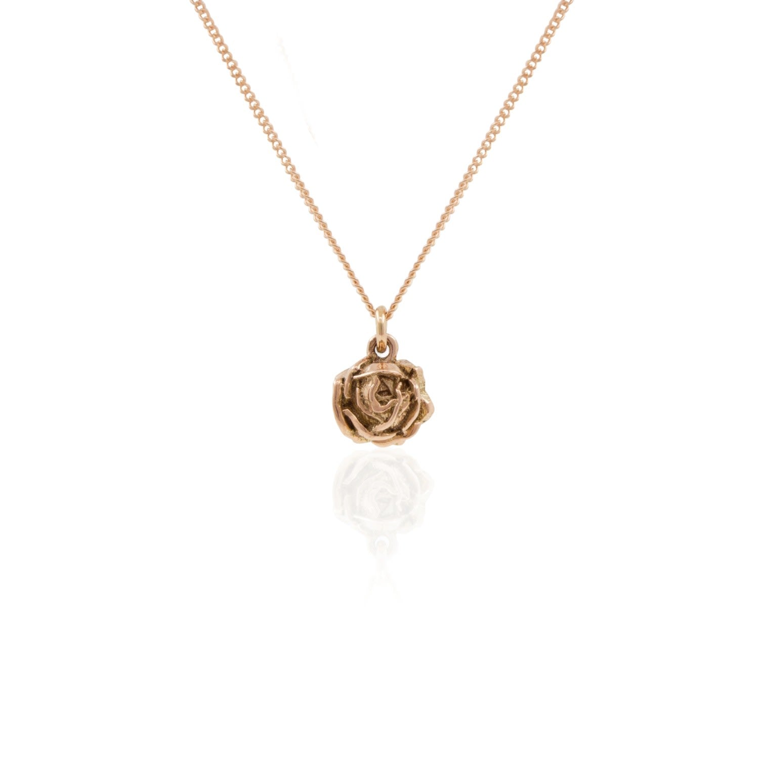 Rose Necklace – Rose Gold Vermeil