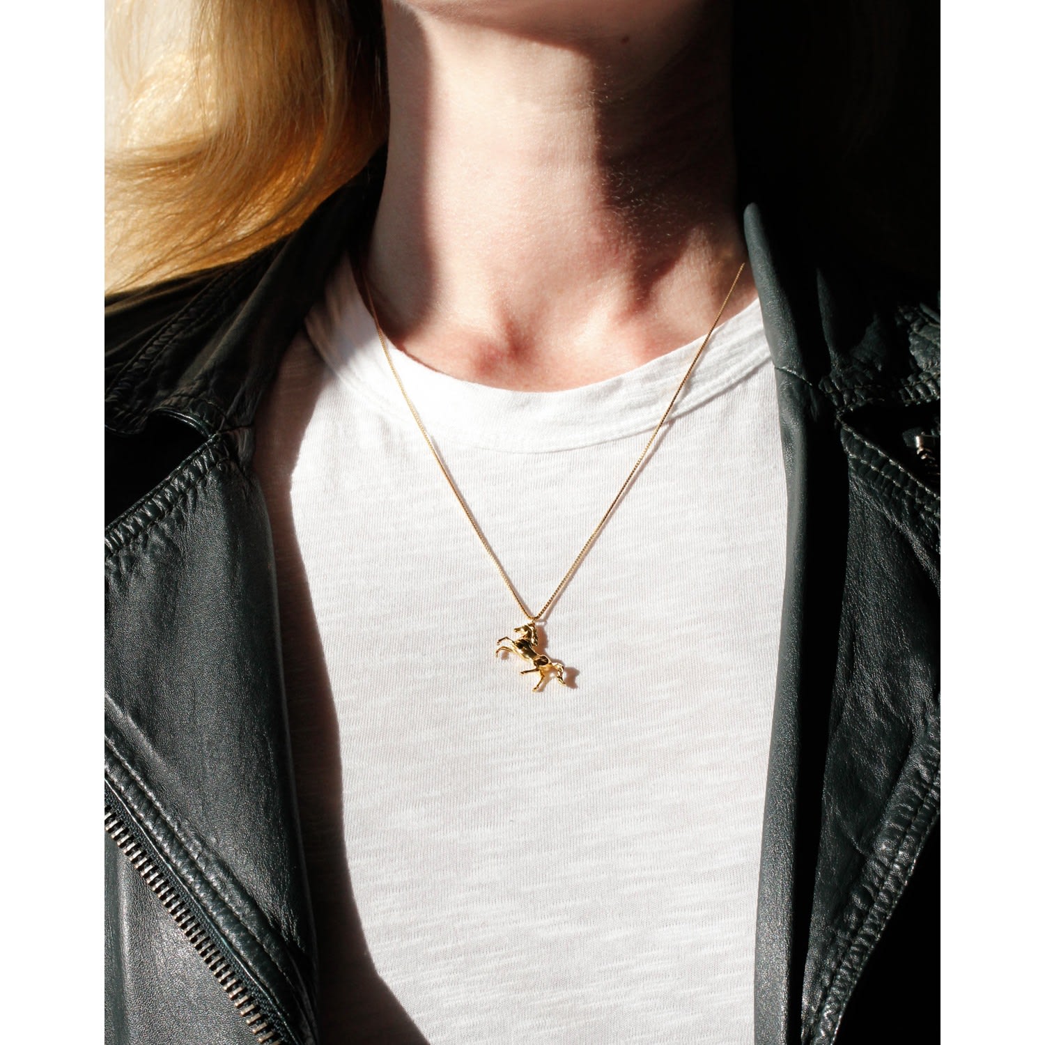 Horse Necklace - Silver