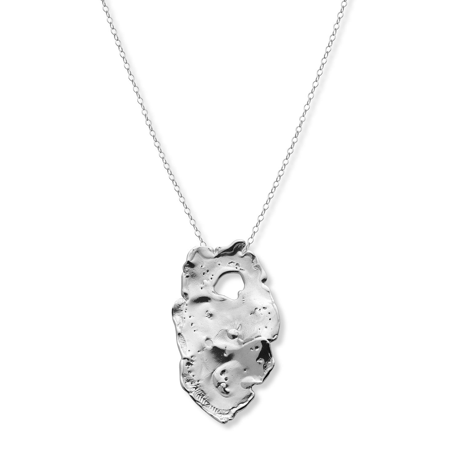 Talisman Full Moon Necklace Silver