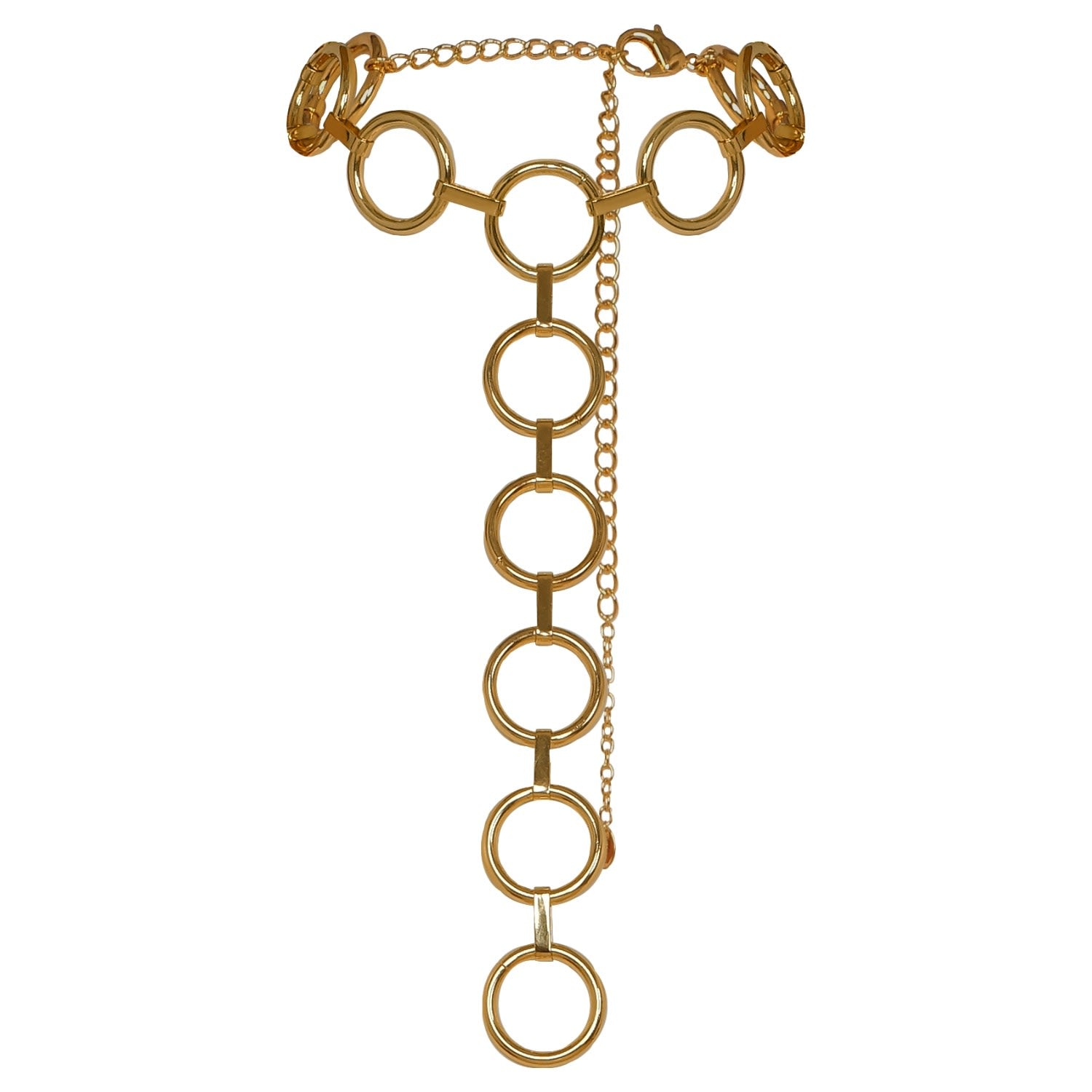 Alluring Elegant Chocker Necklace In Gold