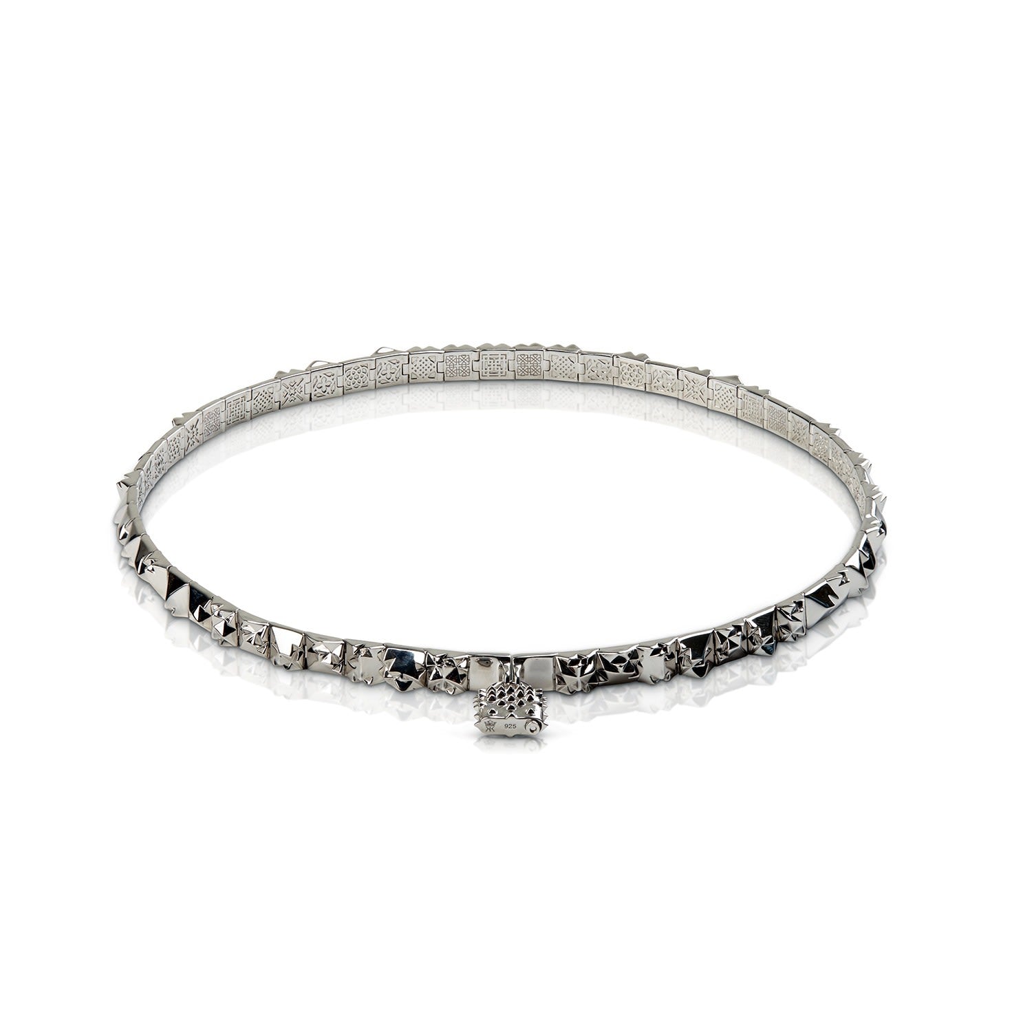 Lost Pilgrim Silver Choker Necklace