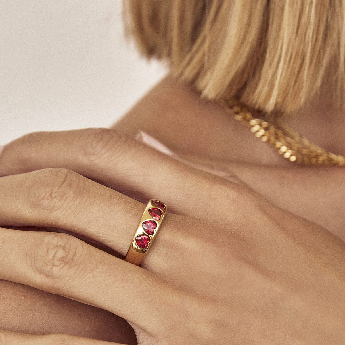 Jadore Gold Ring