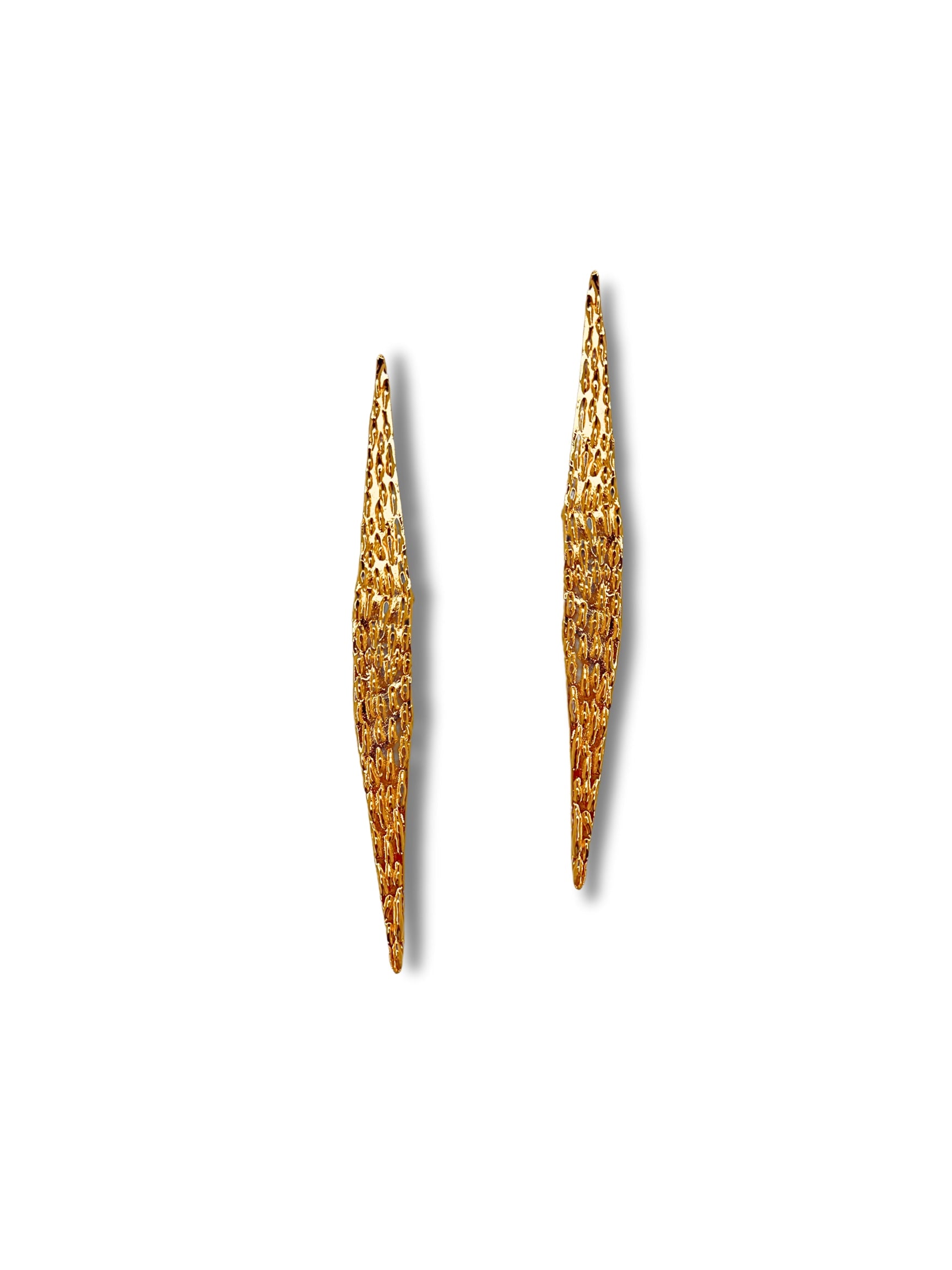 Gold Jaguaretê Earrings
