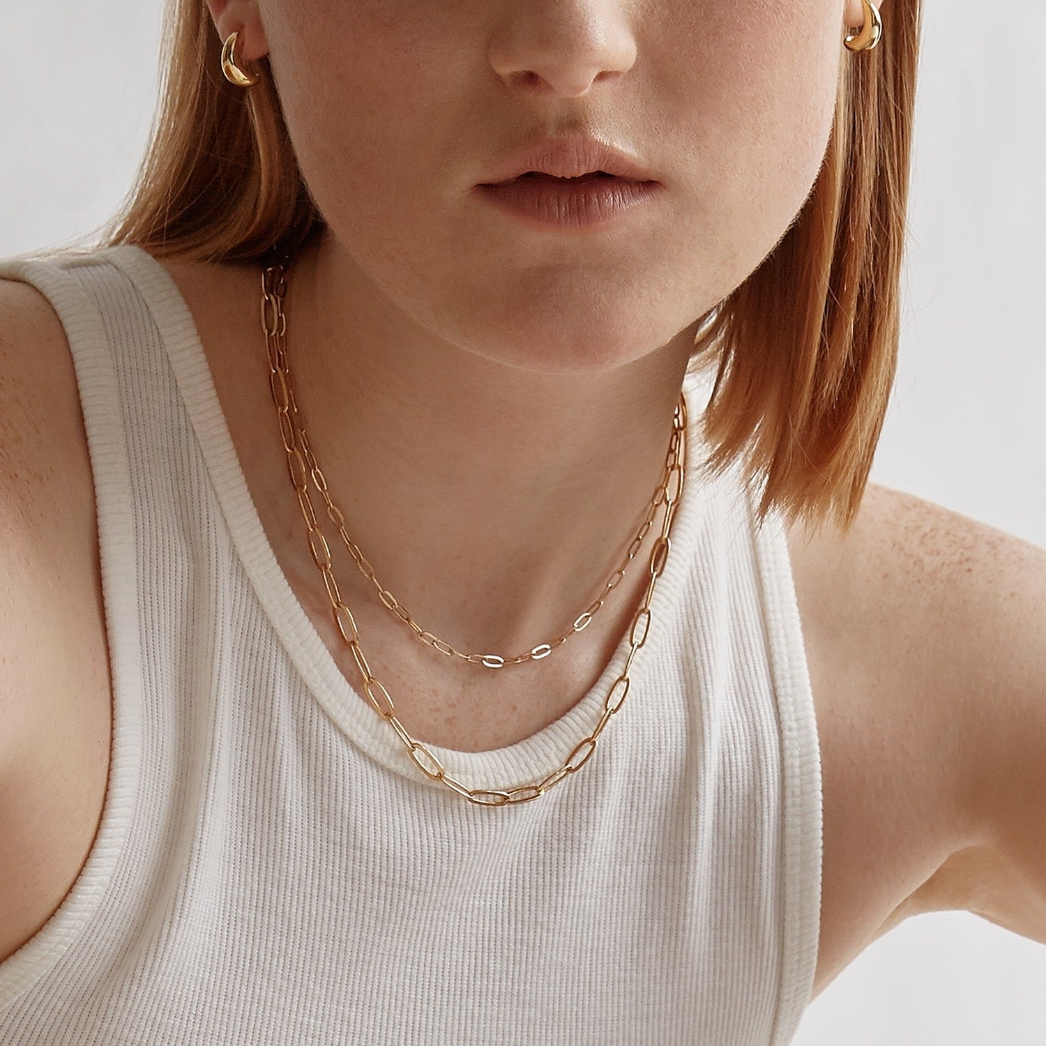 Fine Chainlink Collar - Gold