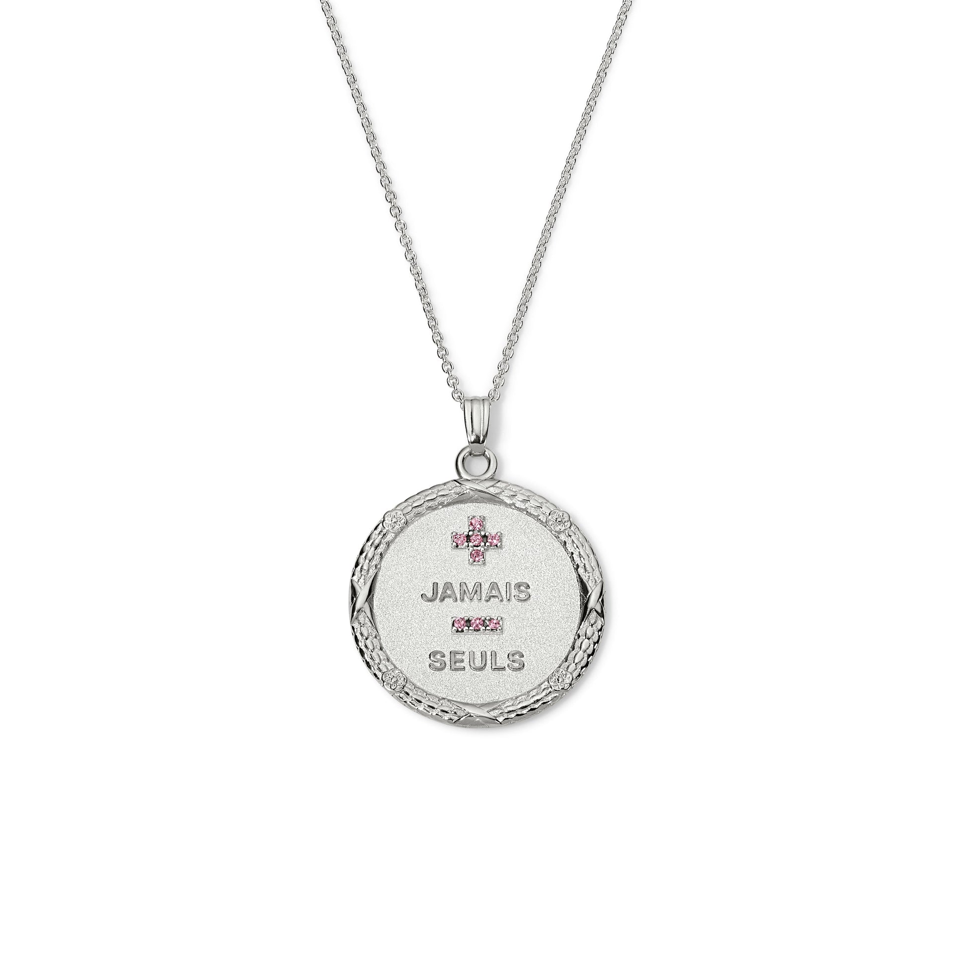Jamais Seuls Pendant - Sterling Silver