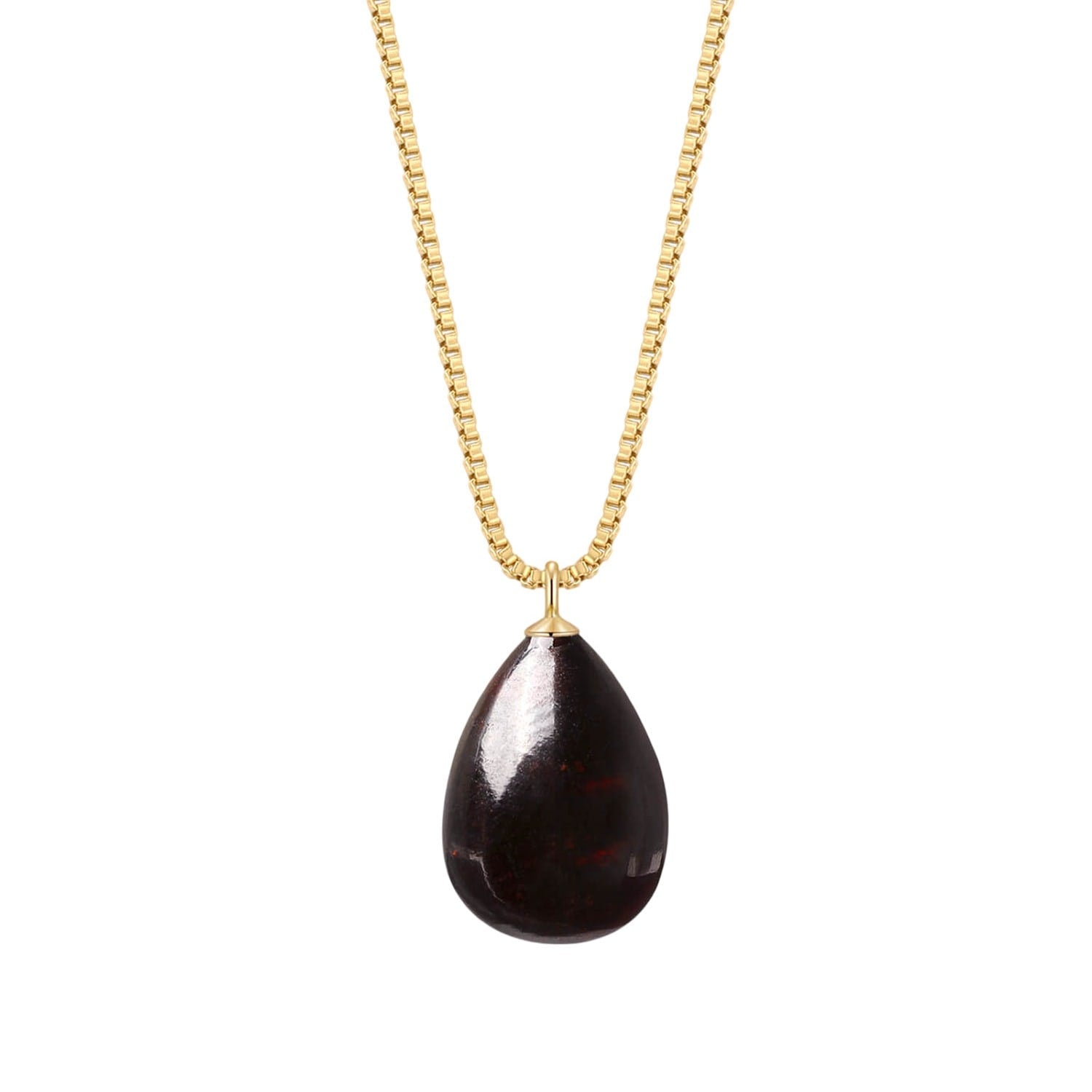 January Garnet Necklace