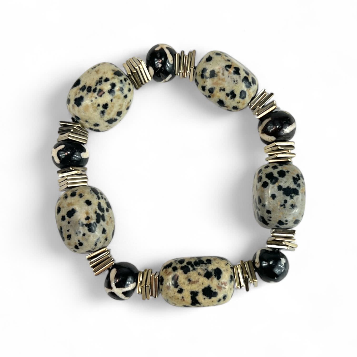 Jasmine Jasper Beaded Bracelet