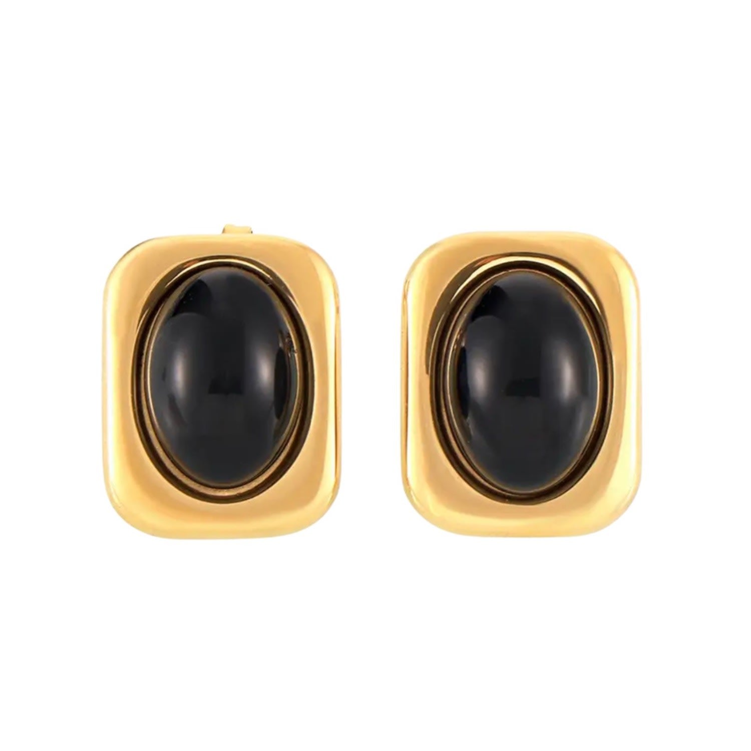 Jasmine Vintage Button Earrings