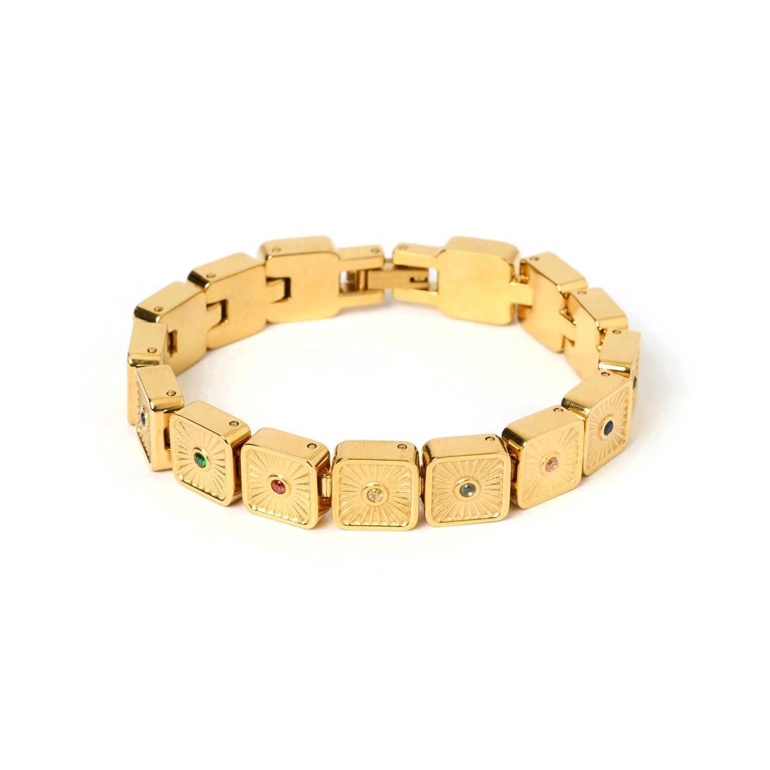 Jasper Gold Bracelet