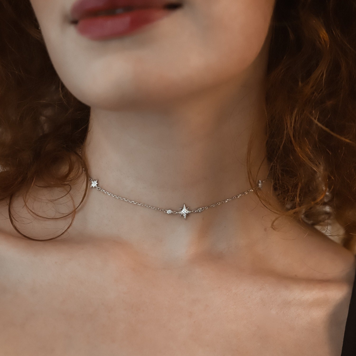 Jenna Star Choker | Sterling Silver