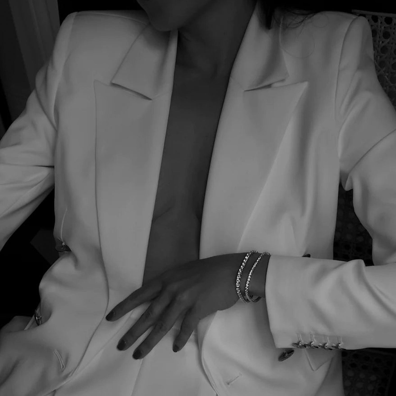 Jennifer Crystal Tennis Bracelet