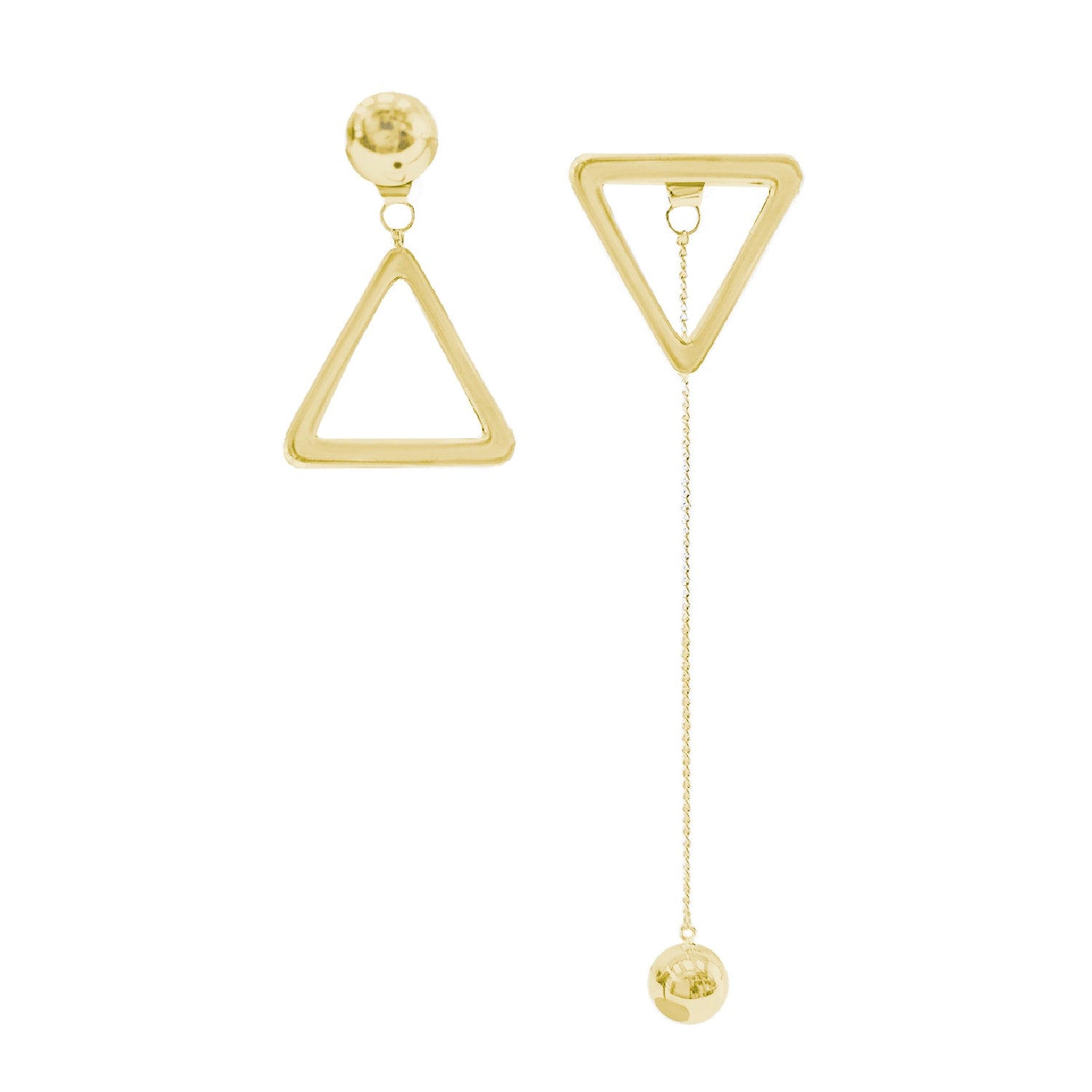 Jewellery Earrings- Color Gold