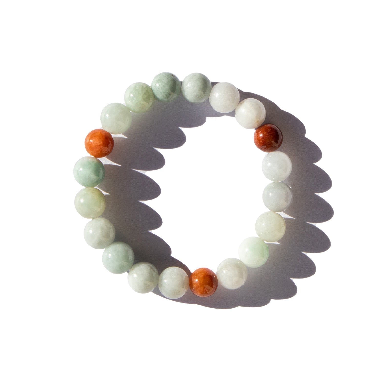 Pea Beaded Jade Bracelet
