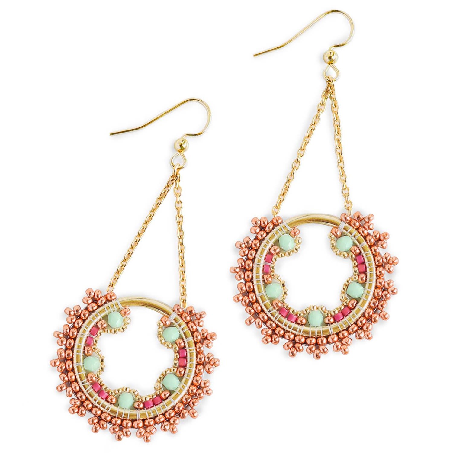 Celestia Swing Earrings - Flora
