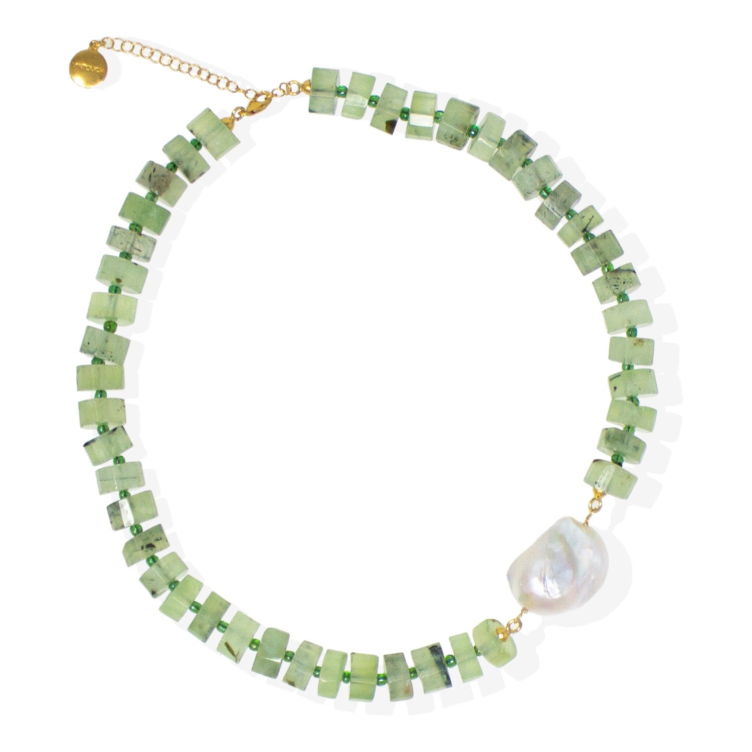 Artemis Green Quartz Necklace
