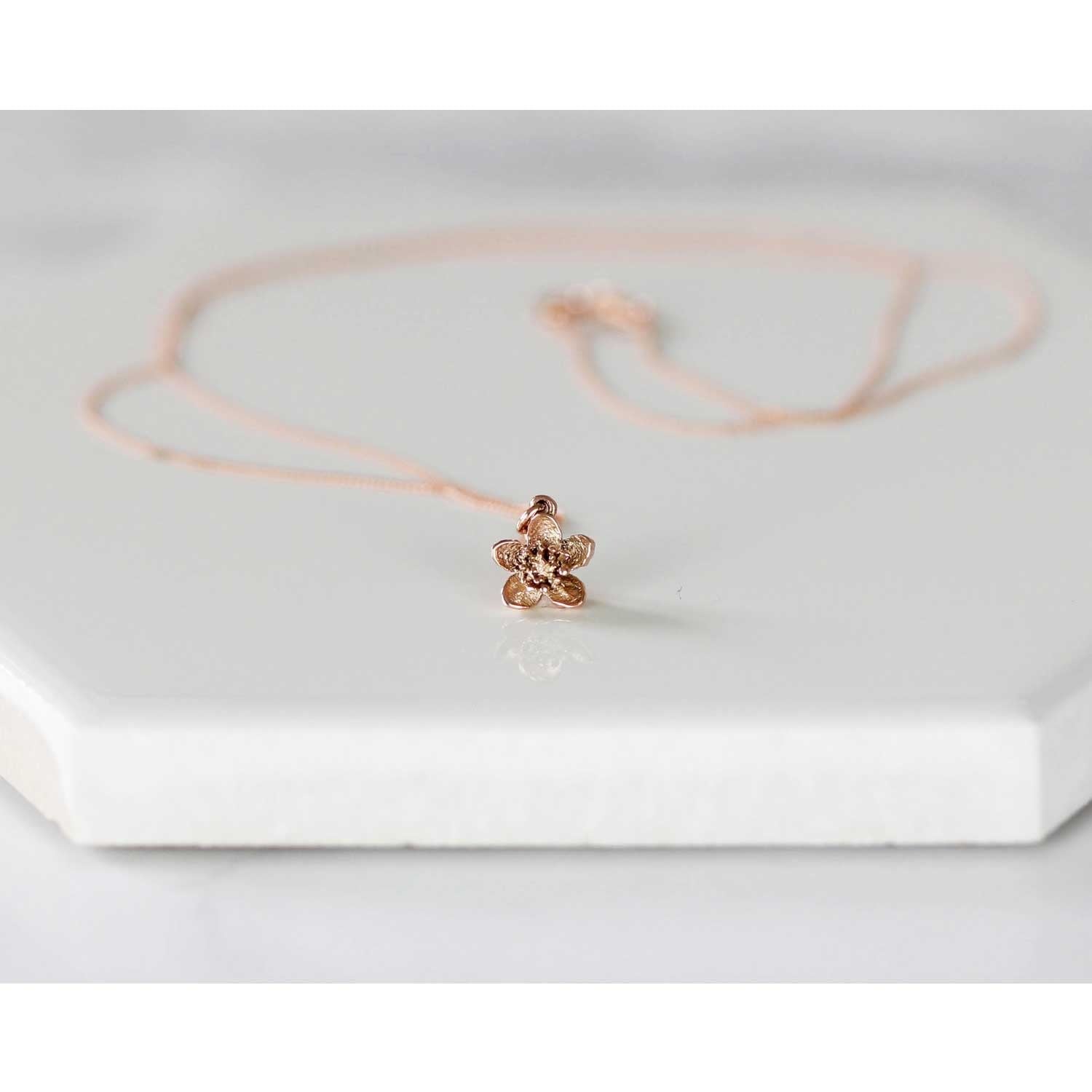 Cherry Blossom Necklace – Rose Gold