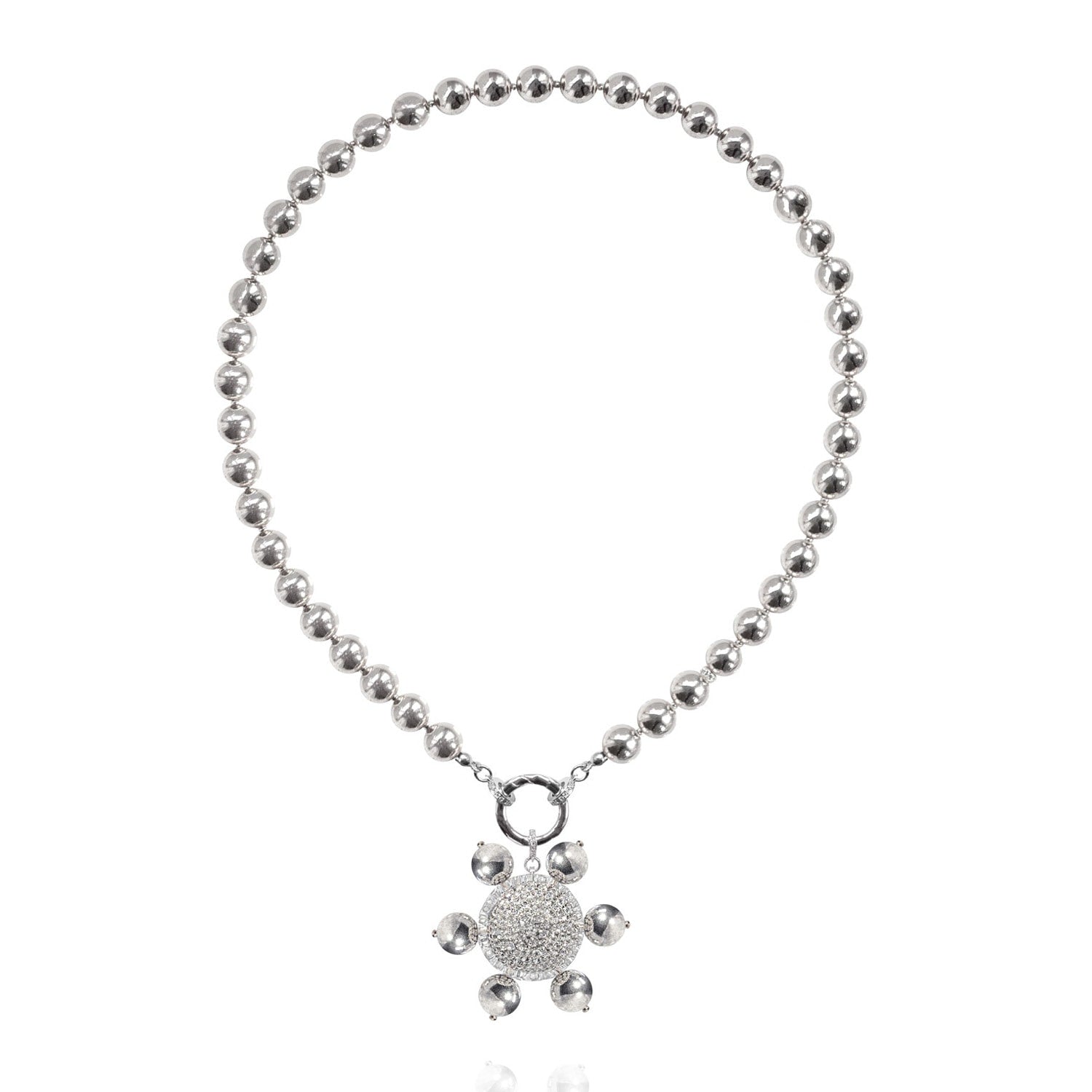 Jolie Necklace In Silver Gloss