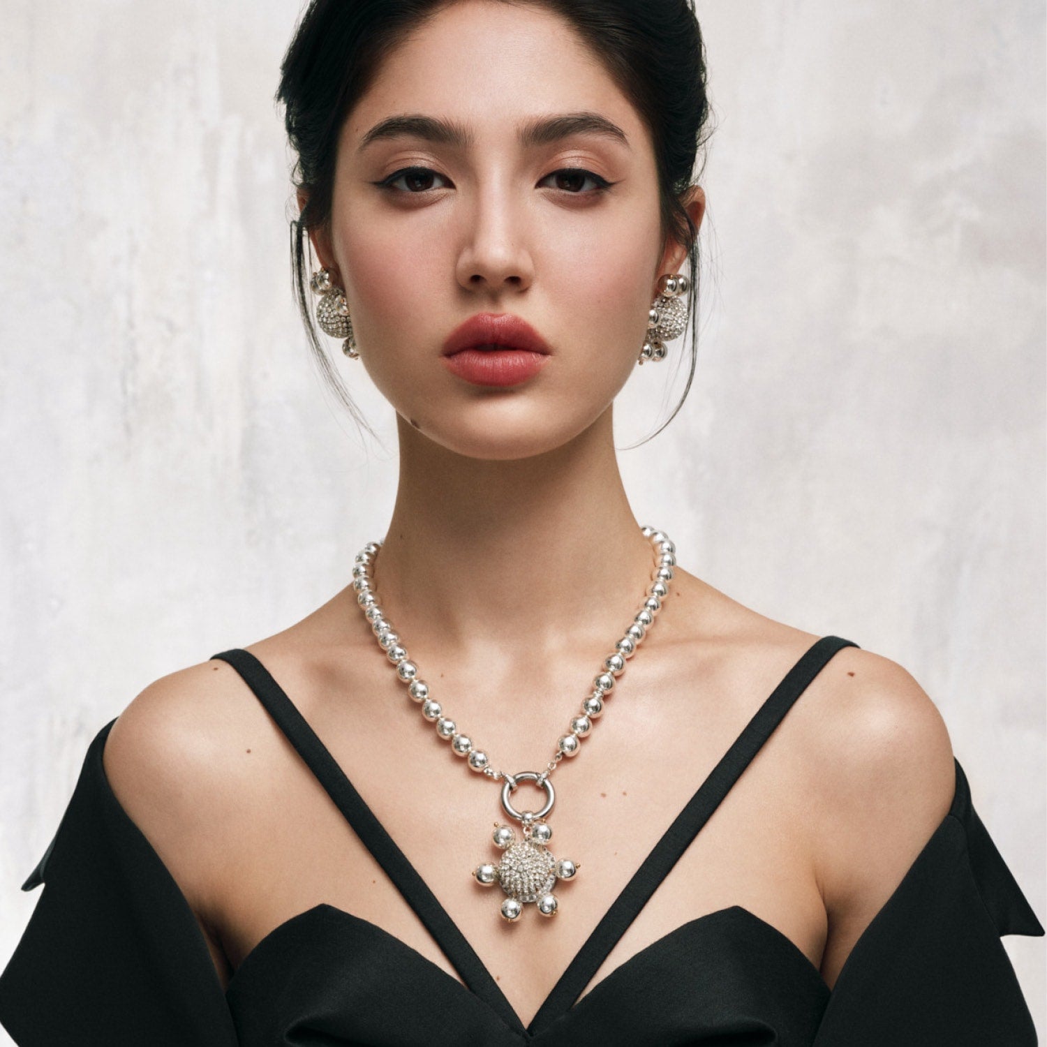 Jolie Necklace In Silver Gloss