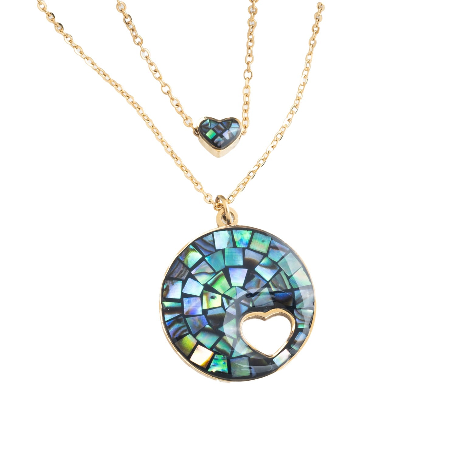 Journey Together Necklace Set In Captivating Abalone