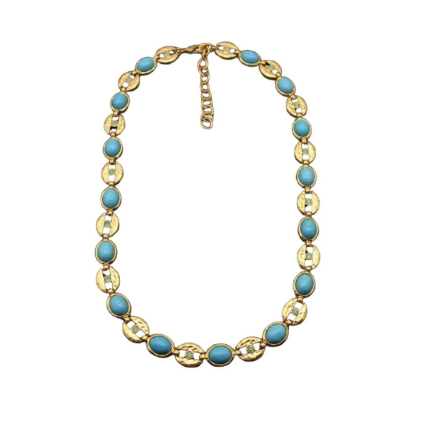 Joy's Blue Gemstone Necklace
