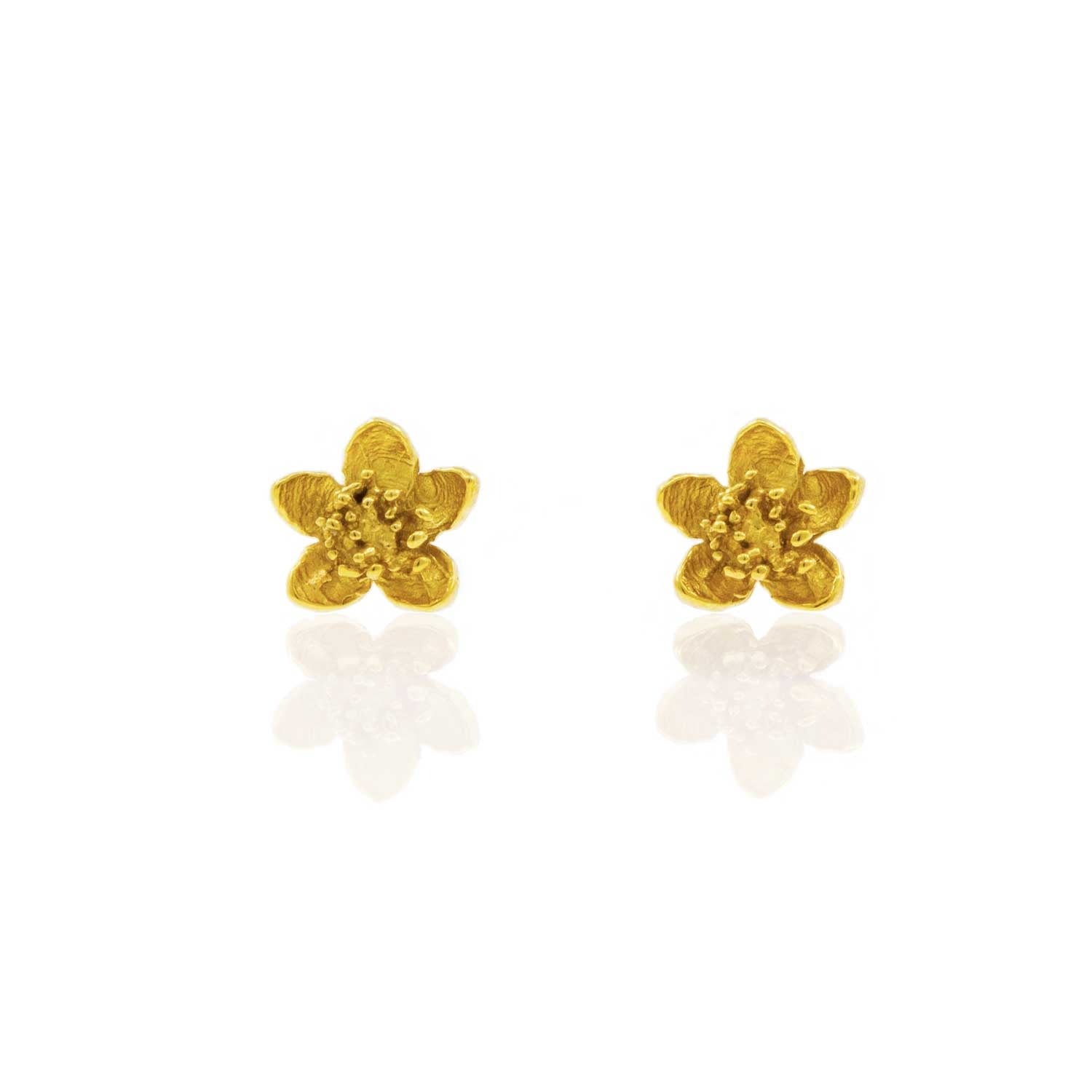 Cherry Blossom Earrings – Gold