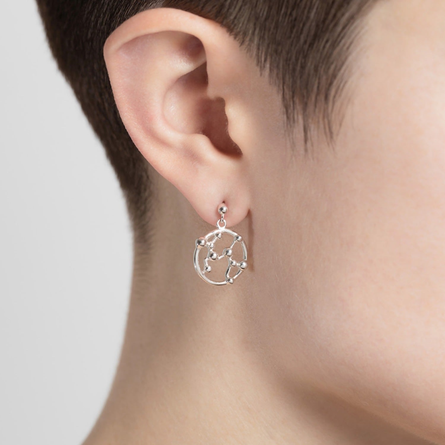 Capricorn Astrology Drop Studs