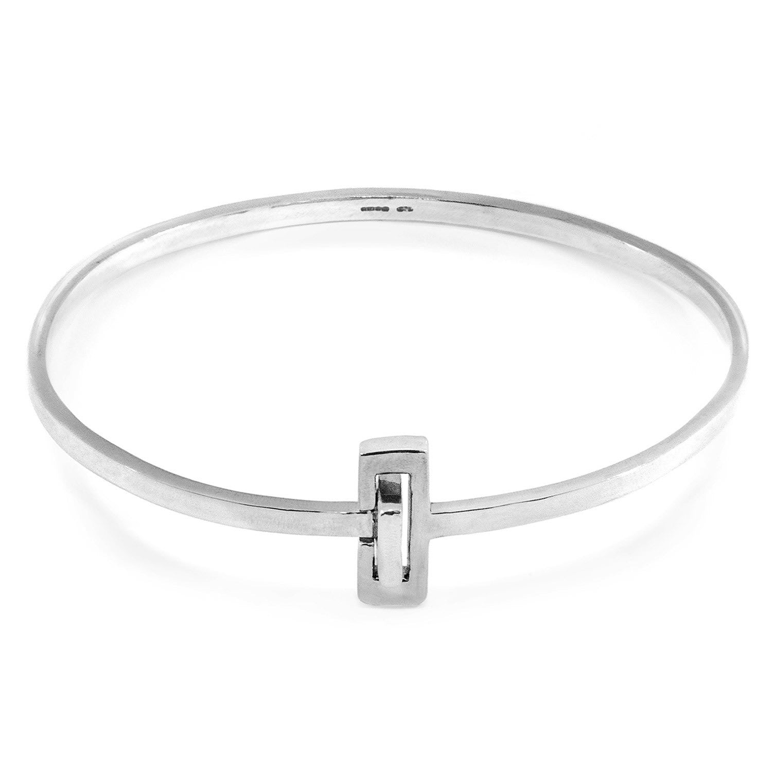 Soames Gate Midi Wayfarer Silver Bangle