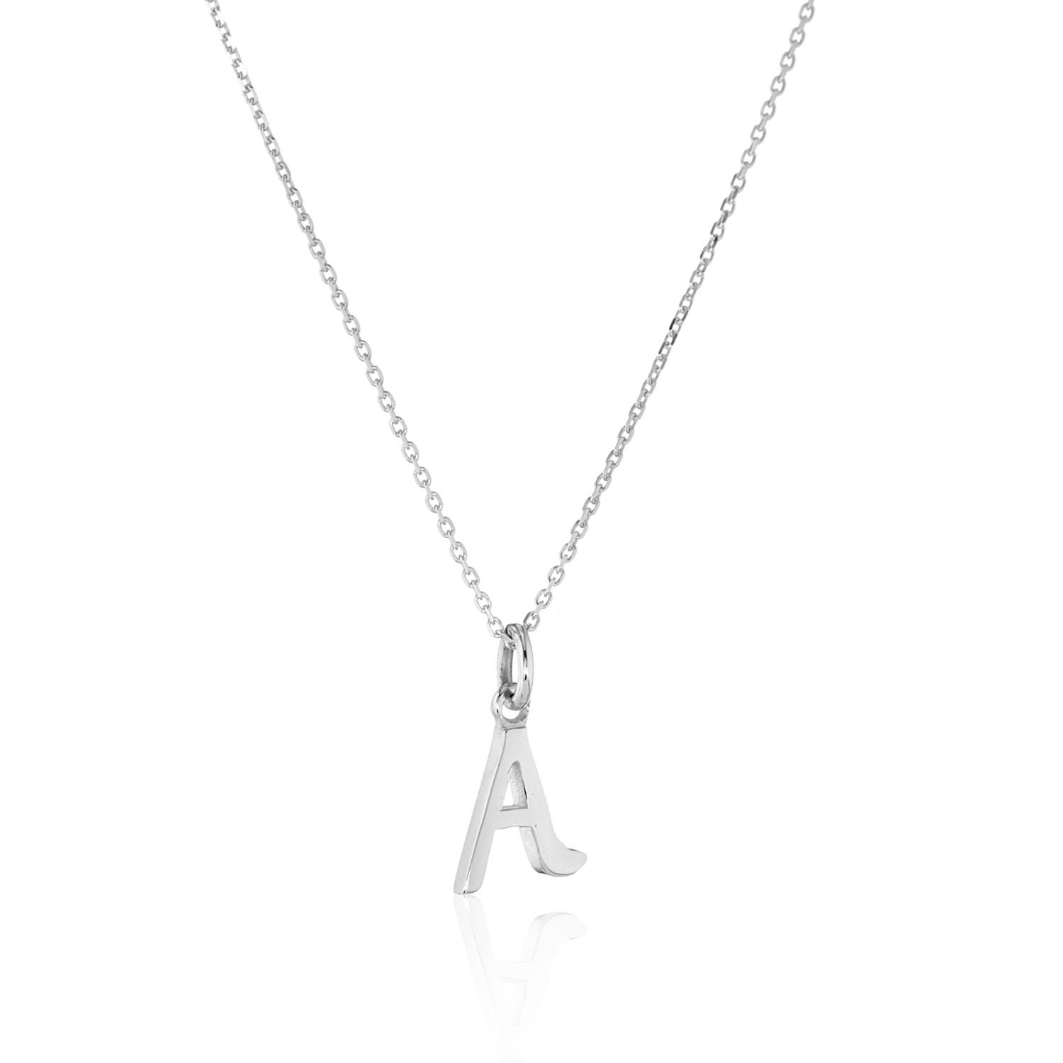 Audley Sterling Silver Alphabet Pendant